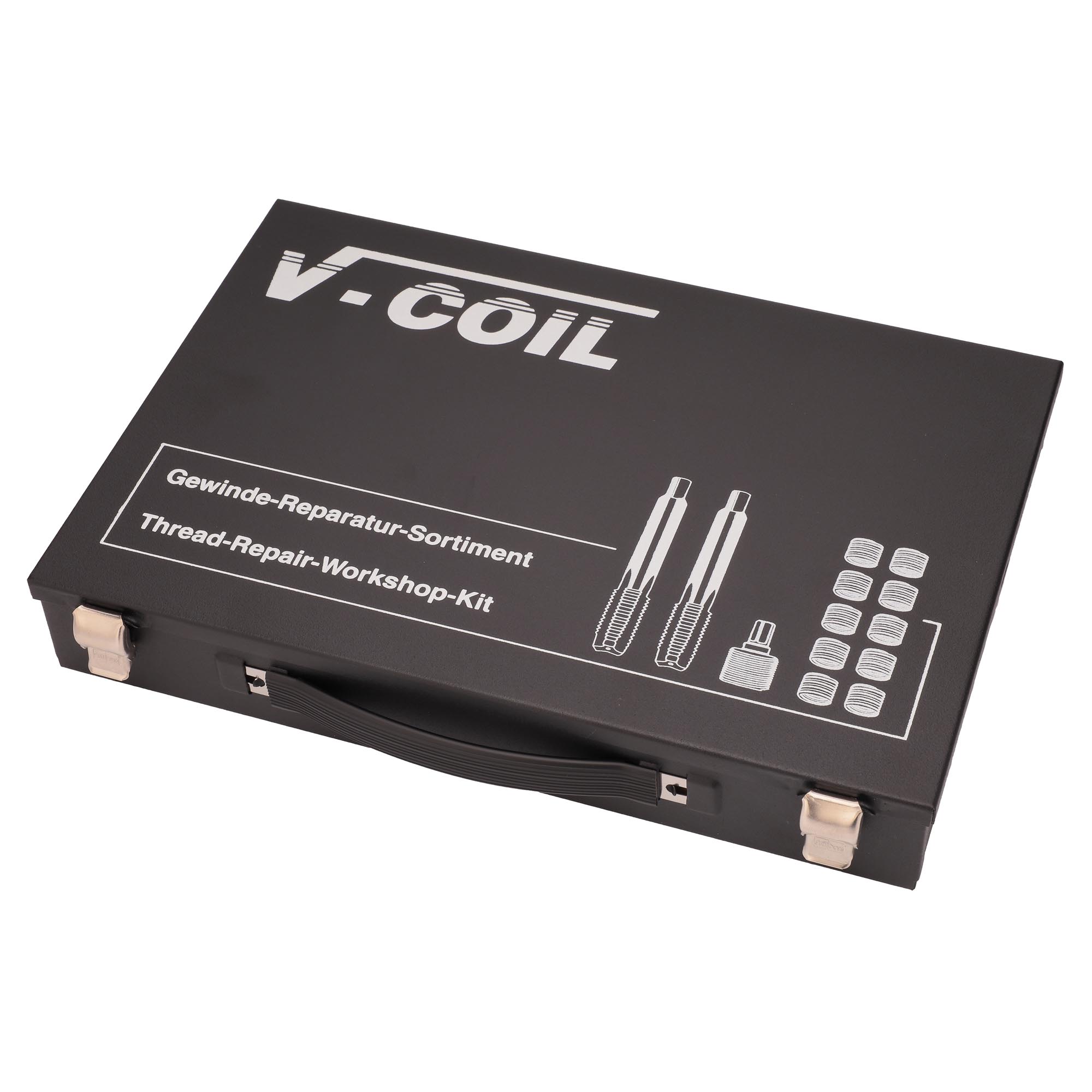 Набор для восстановления резьбы М27х2,0 12пр V-Coil Volkel 04051