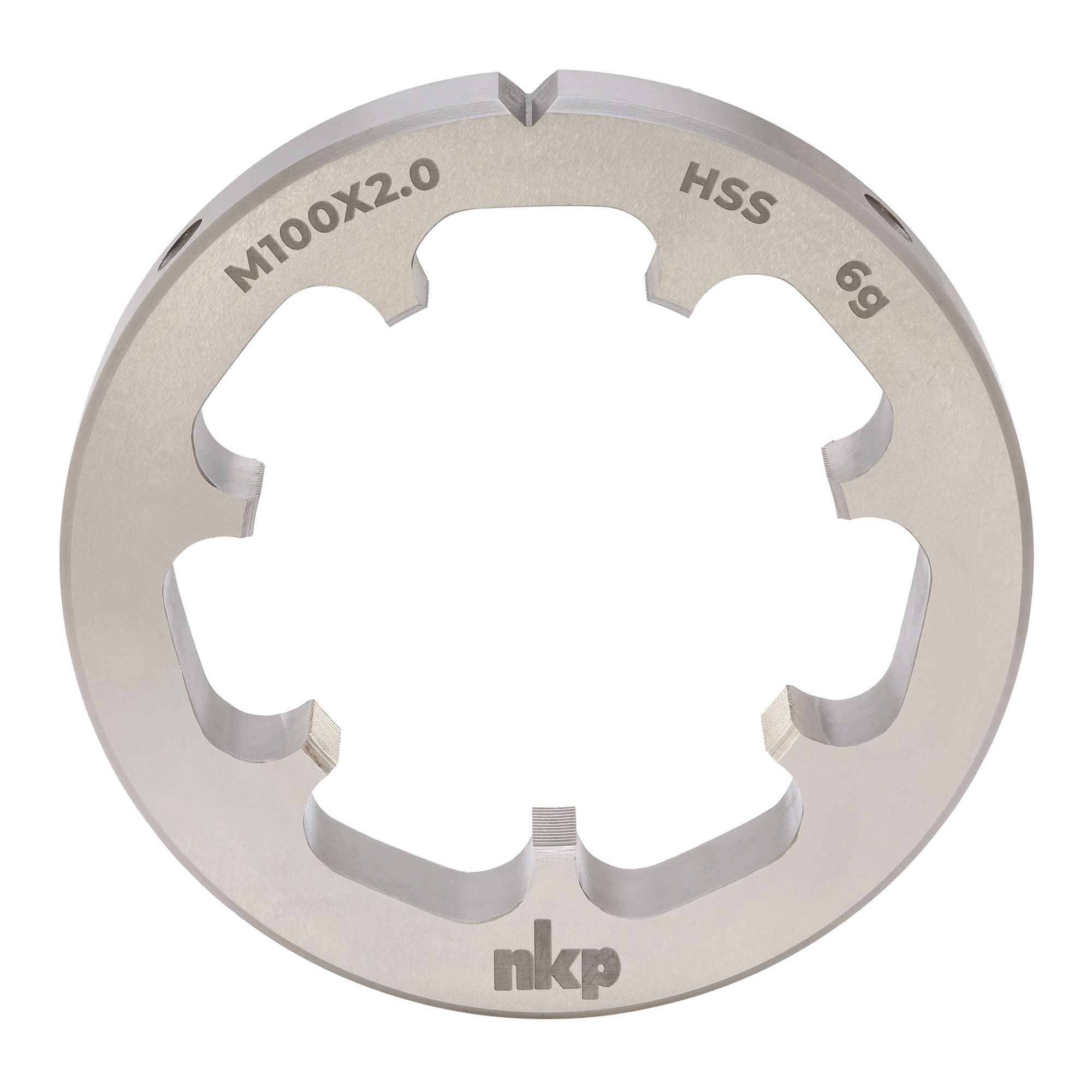 Плашка NKP М100х2,0 DINEN22568 HSS 6g 150х25мм 2401002N