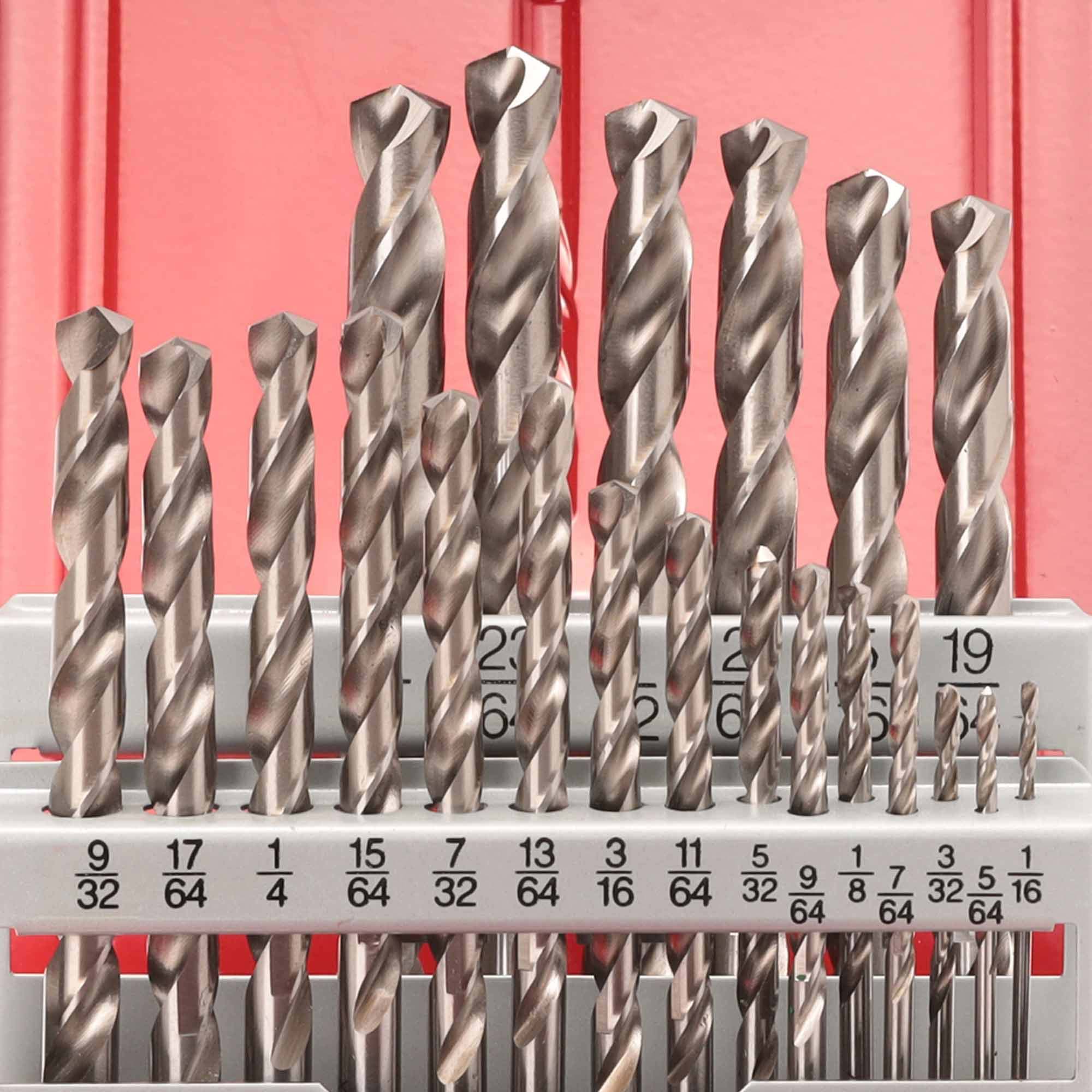 Набор сверл по металлу дюймовые Ruko 1/16" -3/8" 21шт HSS-G 118° 214850