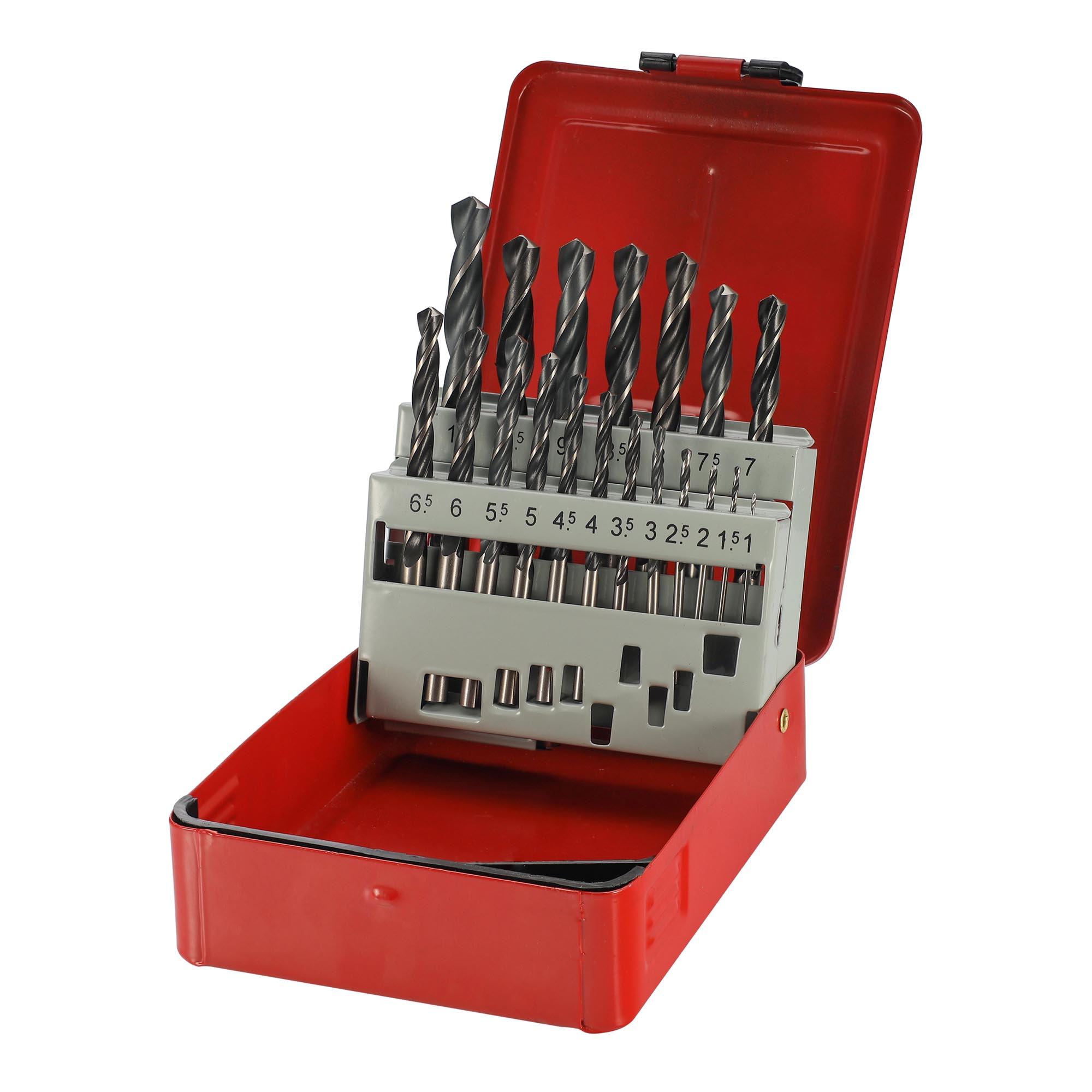 Набор сверл по металлу H-Tools 1-10мм 19шт HSS 118° DIN338 205212HT