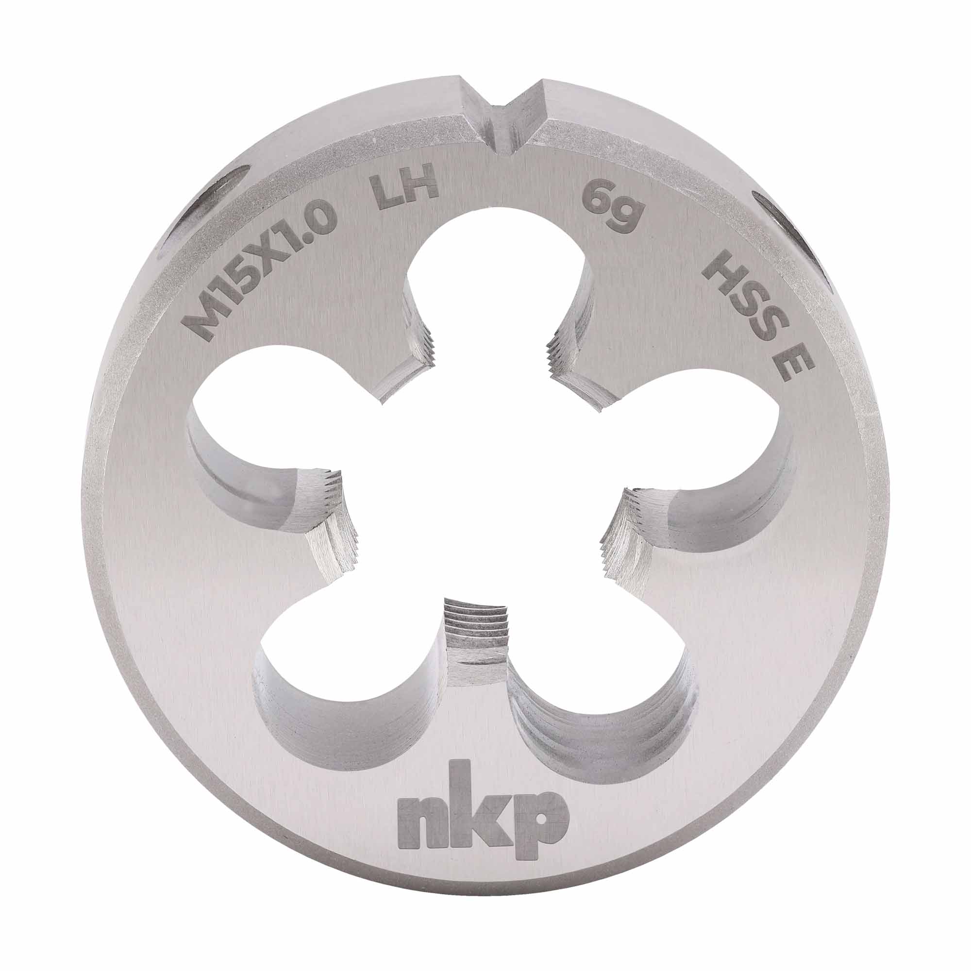 Плашка левая NKP М15х1,0 DINEN22568 HSSE 6g 38х10мм 294153N