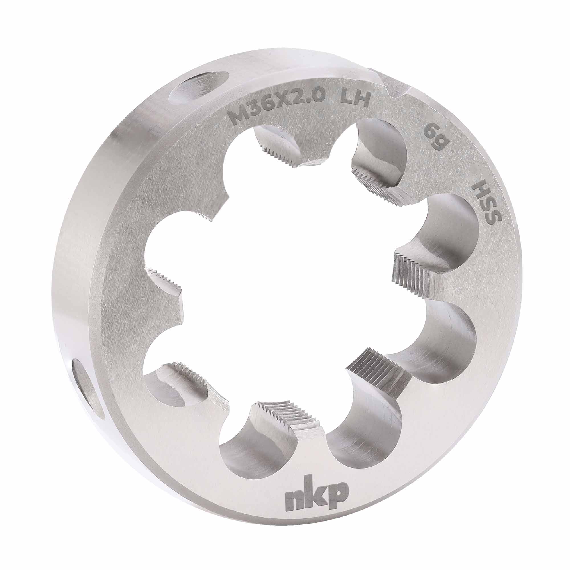 Плашка левая NKP М36х2,0 DINEN22568 HSS 6g 65х18мм 250362N