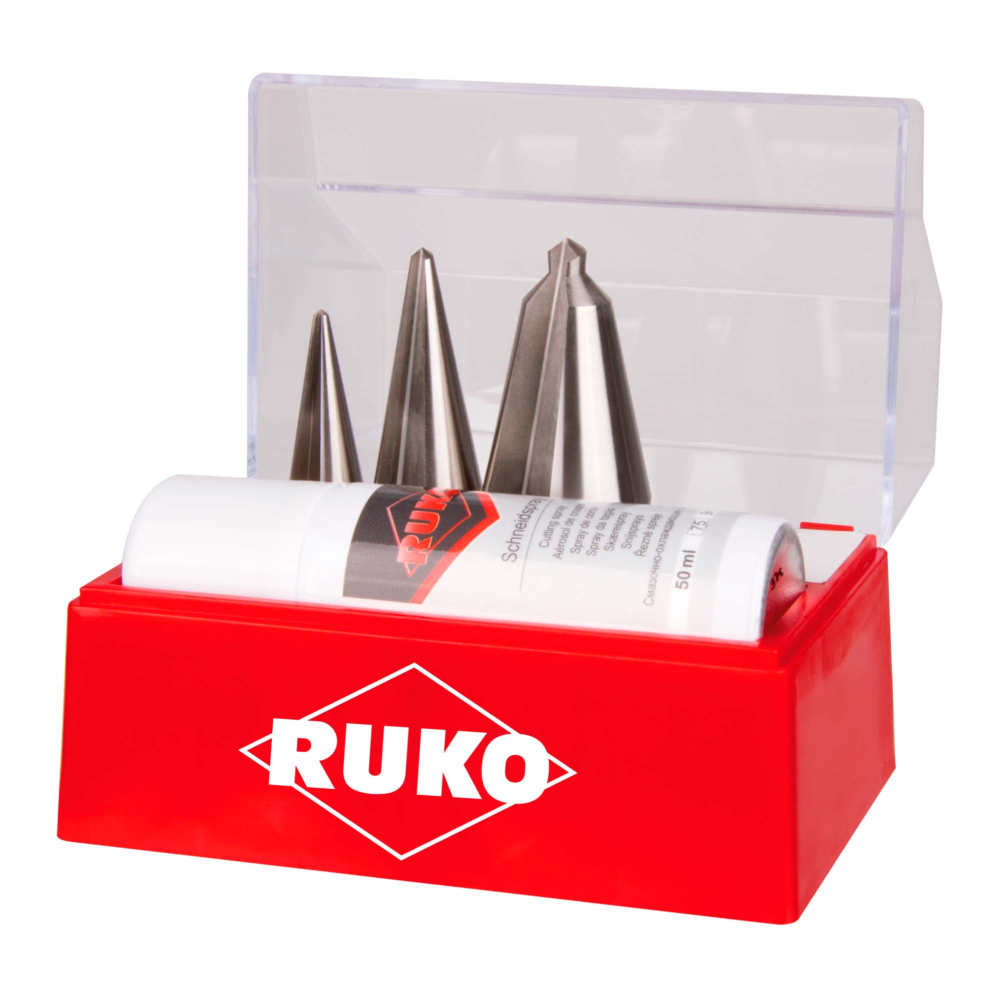 Набор конусных сверл по металлу Ruko 3-14/4-20/16,5-30,5mm HSS-G 3шт 101009