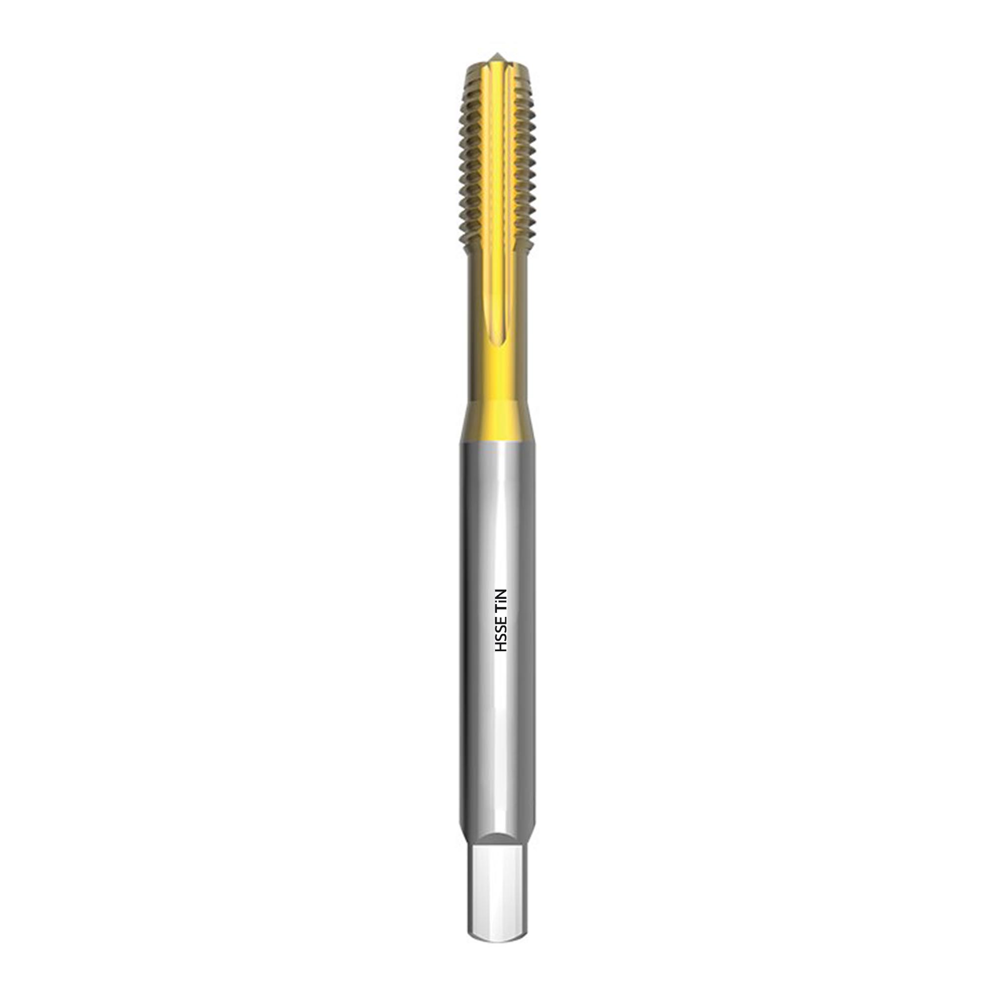 Метчик машинный Bucovice Tools HSSE TiN DIN371 6h метрическая резьба М10х1,5 175100