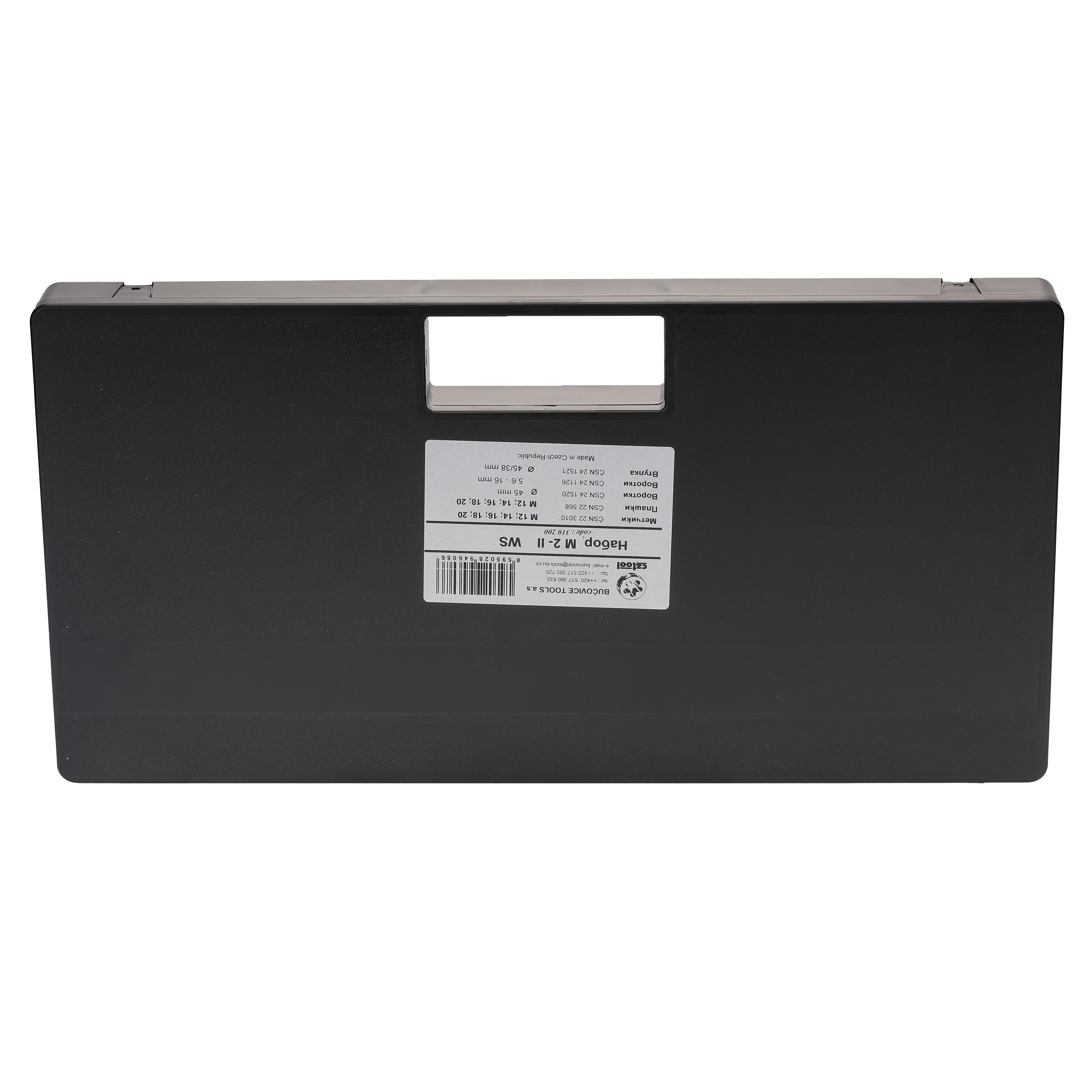 Набор метчиков и плашек Bucovice Tools M12-M20 115CrV3 23пр 310200