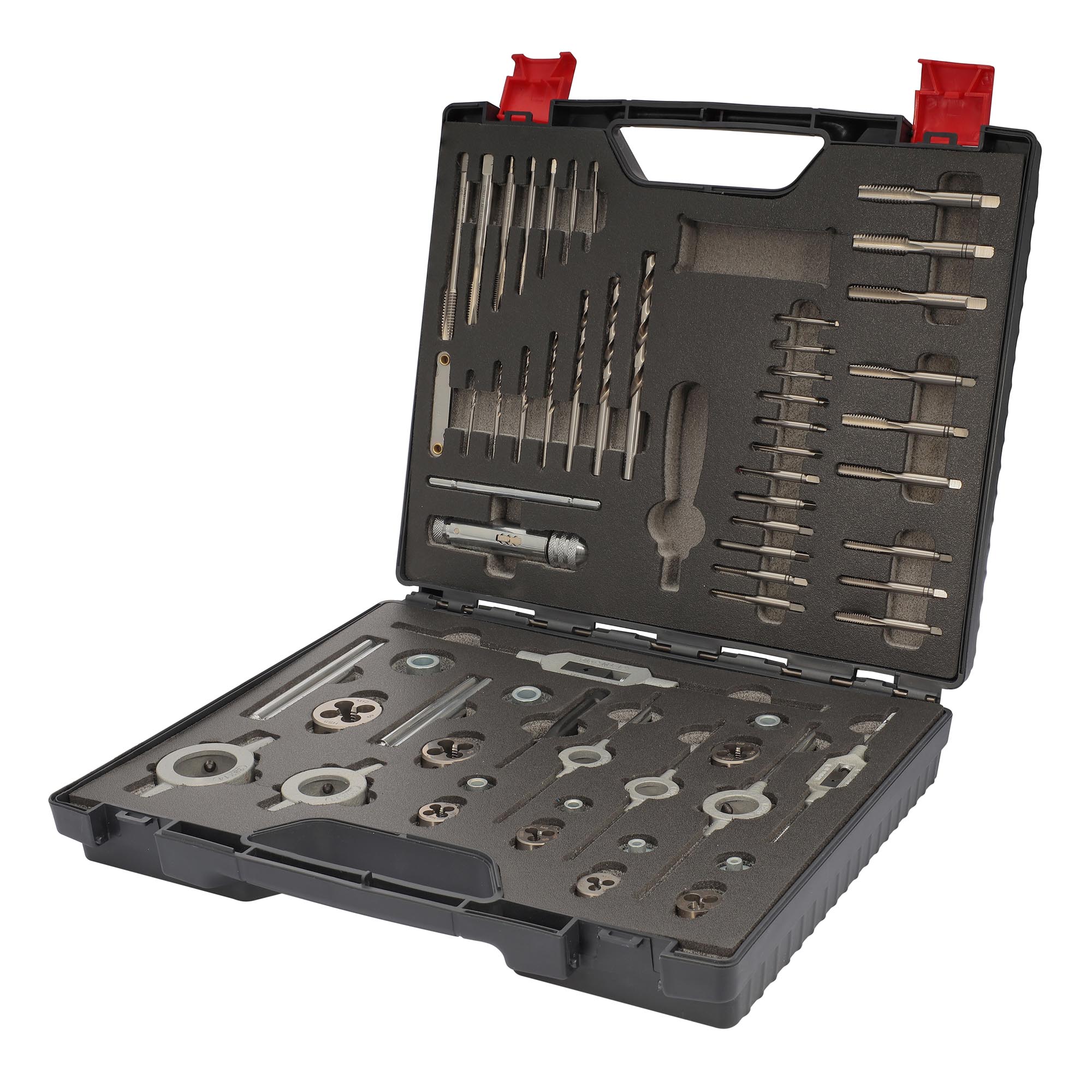Набор метчиков и плашек H-Tools M3 -M12 HSS-G 59пр 491060HT