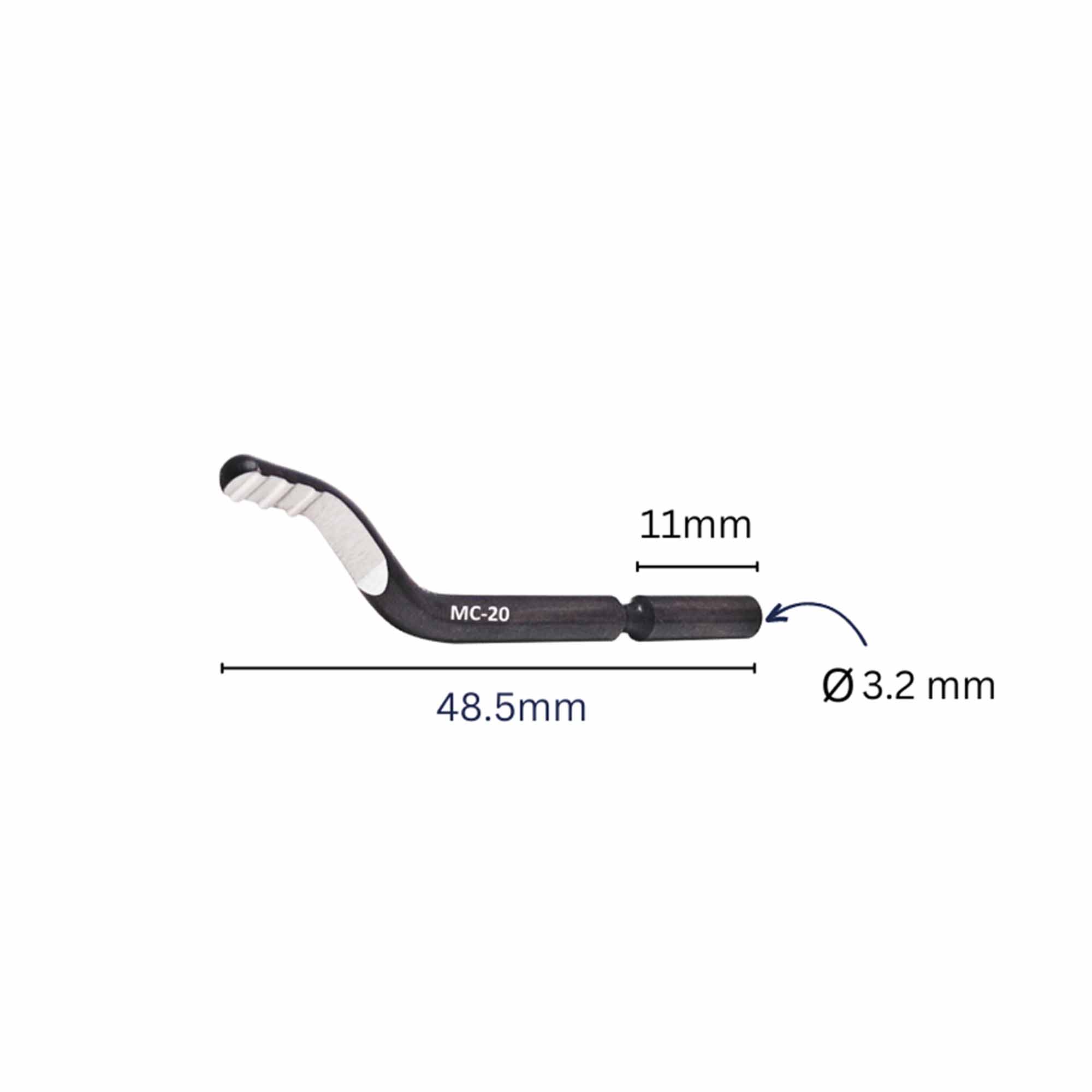 Лезвие для фаскоснимателя d.3,2мм MС-20 HSS Multi-Cutting CP GRATEX 22200