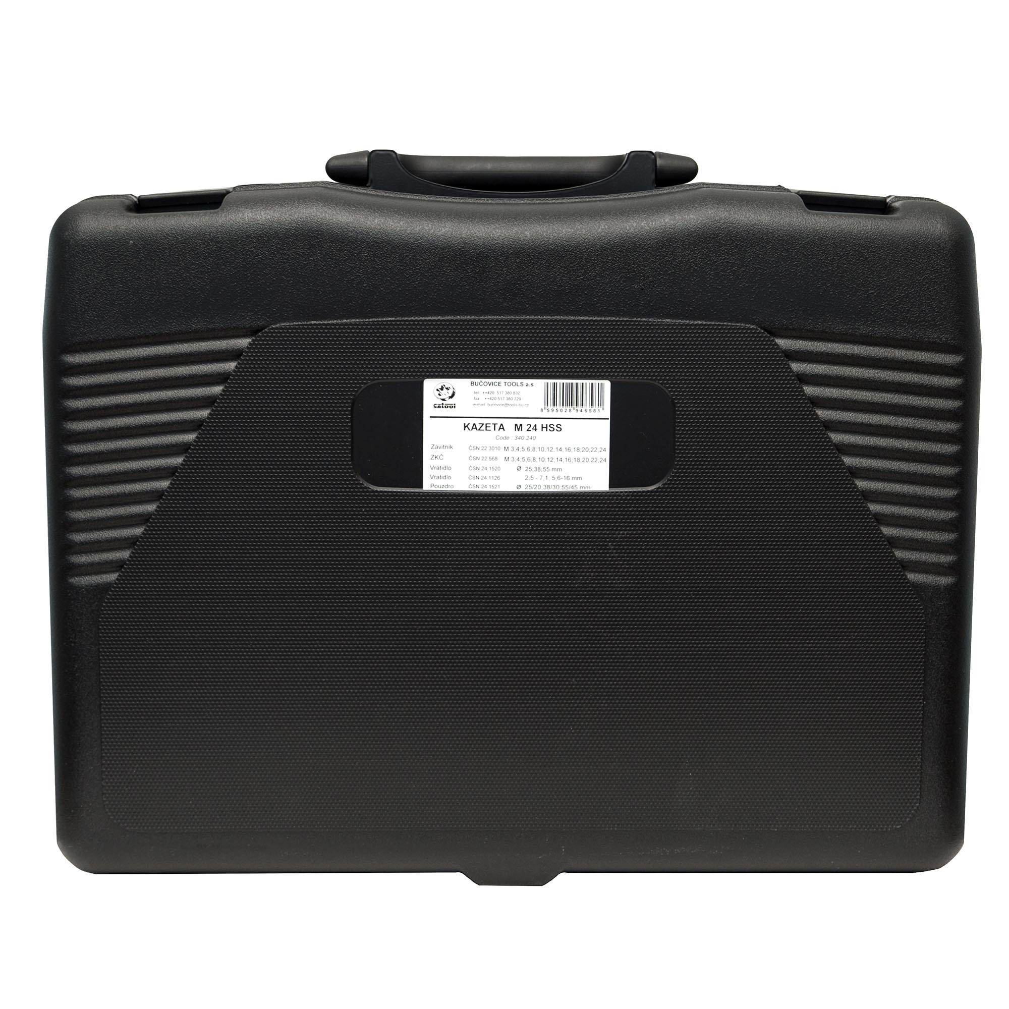 Набор метчиков и плашек Bucovice Tools M3-M24 HSS 61пр 340240
