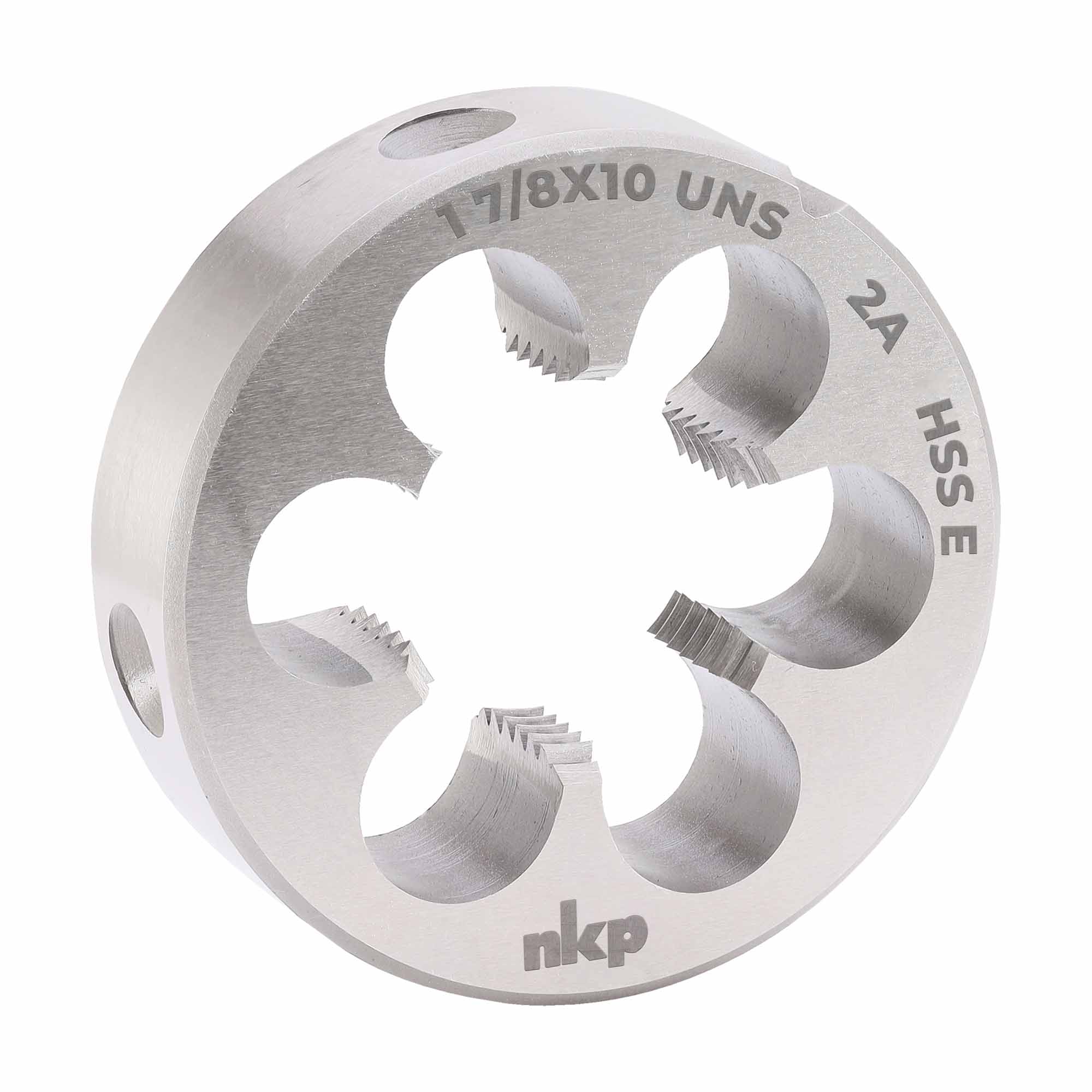 Плашка дюймовая NKP UNS 1,7/8"-10 HSSE DIN22568 90x22мм 2991780UNS10