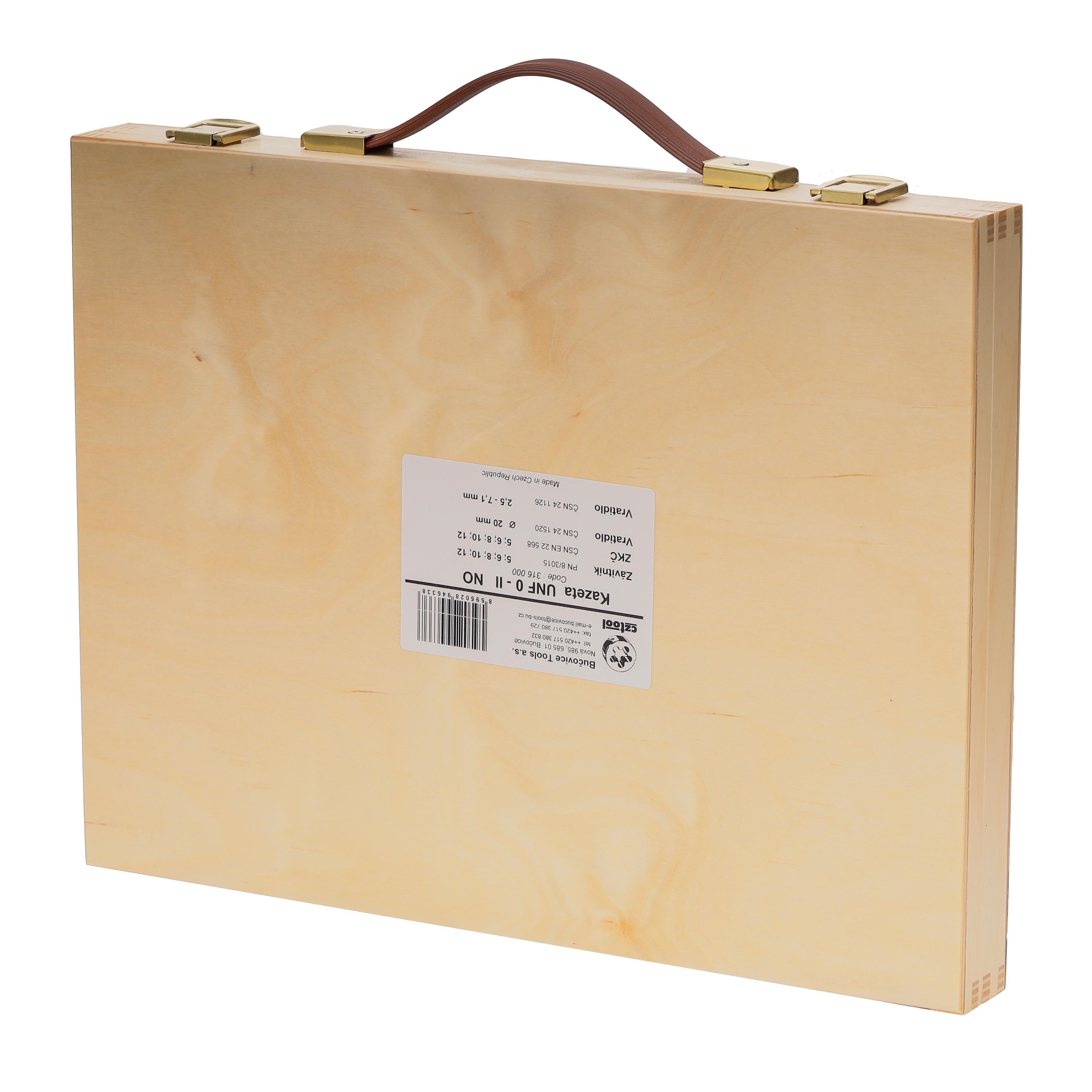 Набор метчиков и плашек Bucovice Tools UNF №5-№12 115CrV3 17пр 316000
