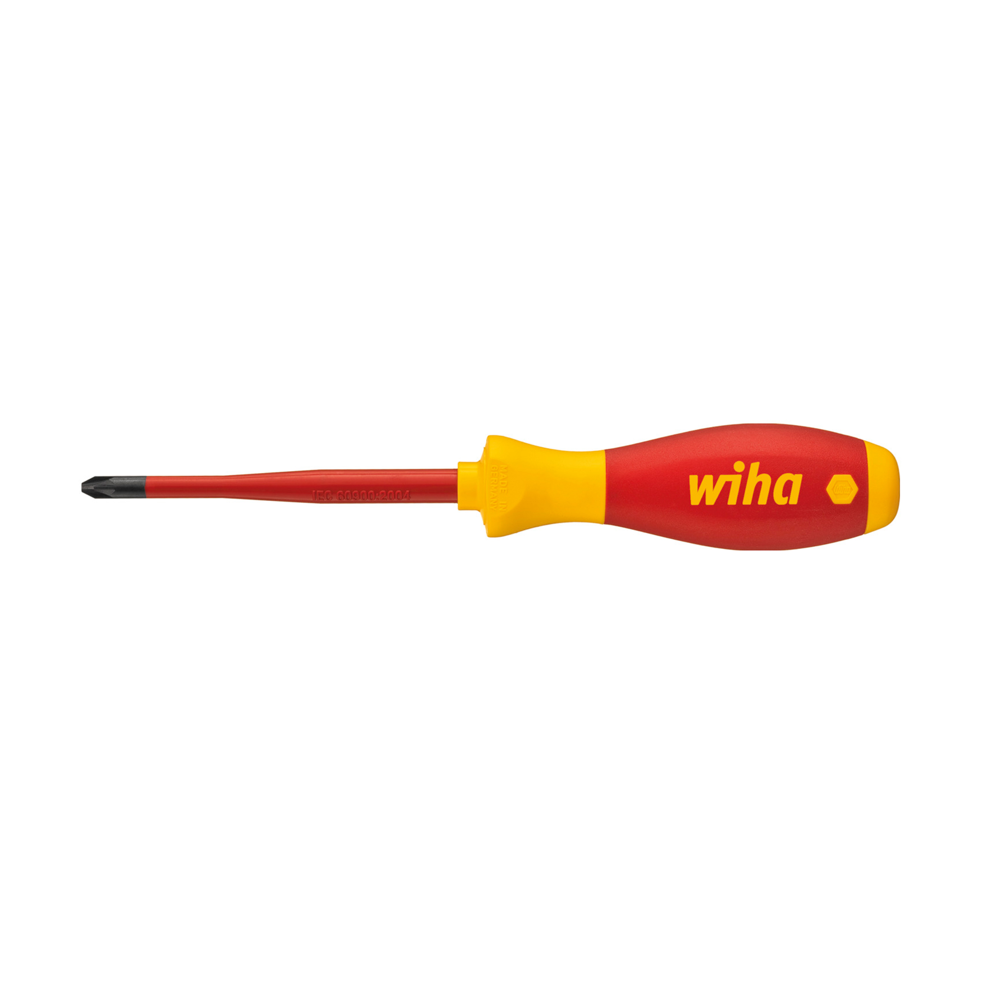 Отвертка диэлектрическая SoftFinish Electric SlimFix PZ2х100мм Wiha 3241 35396