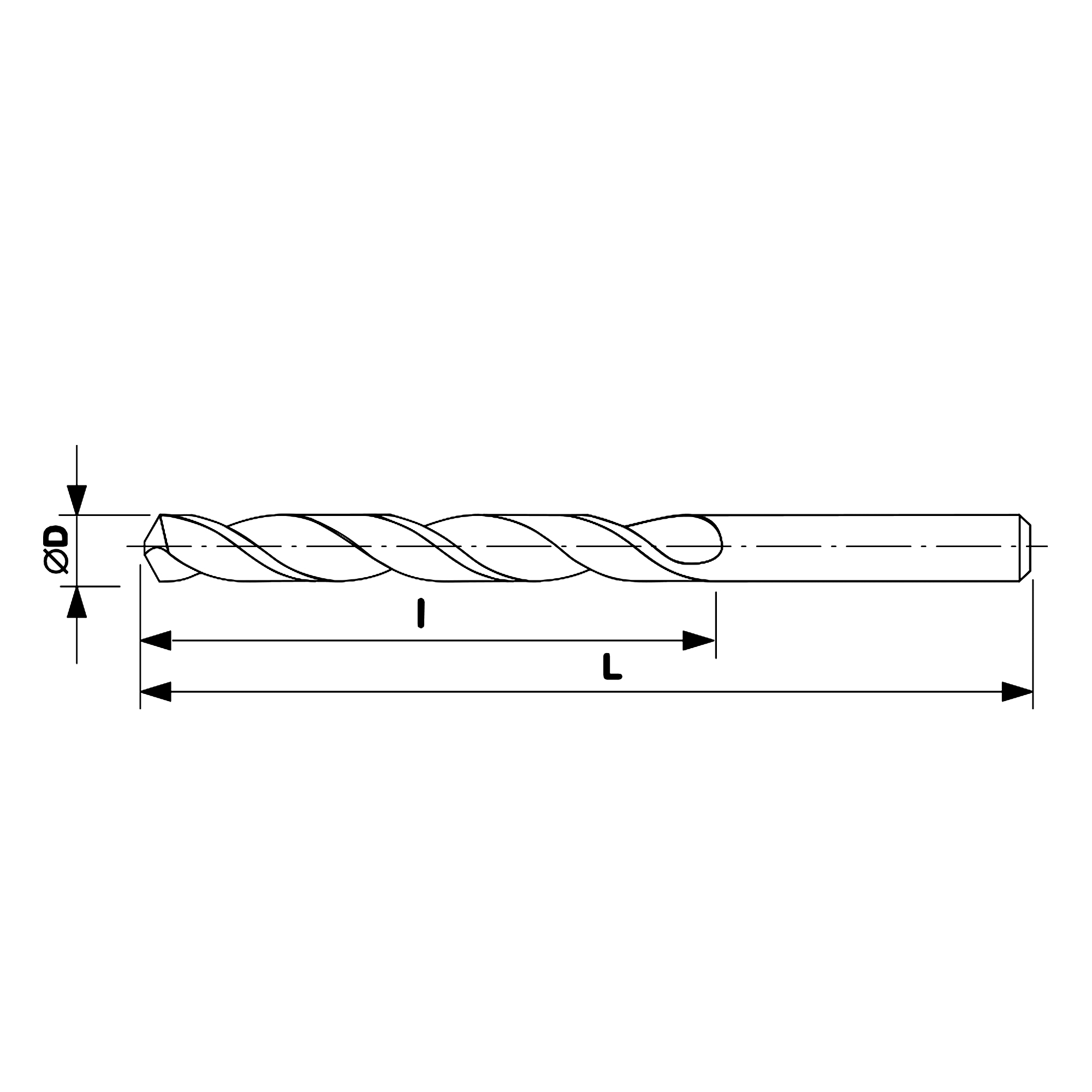 Сверло по металлу Ruko 9,2x125/81мм DIN338 HSS-G h8 5xD 118° 214092S