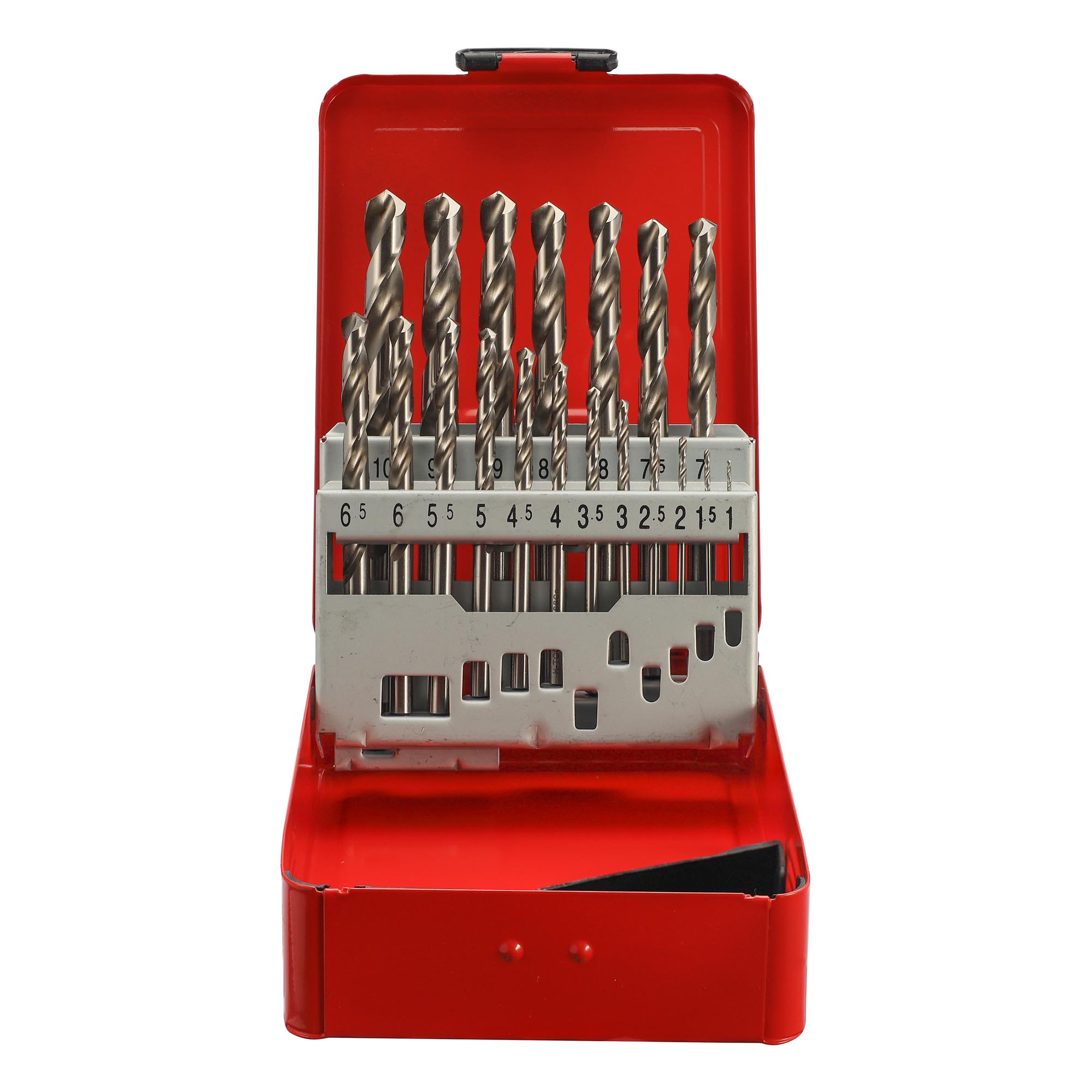 Набор сверл по металлу H-Tools Pro 1-10мм 19шт HSS-G 118° DIN338 214214PRO