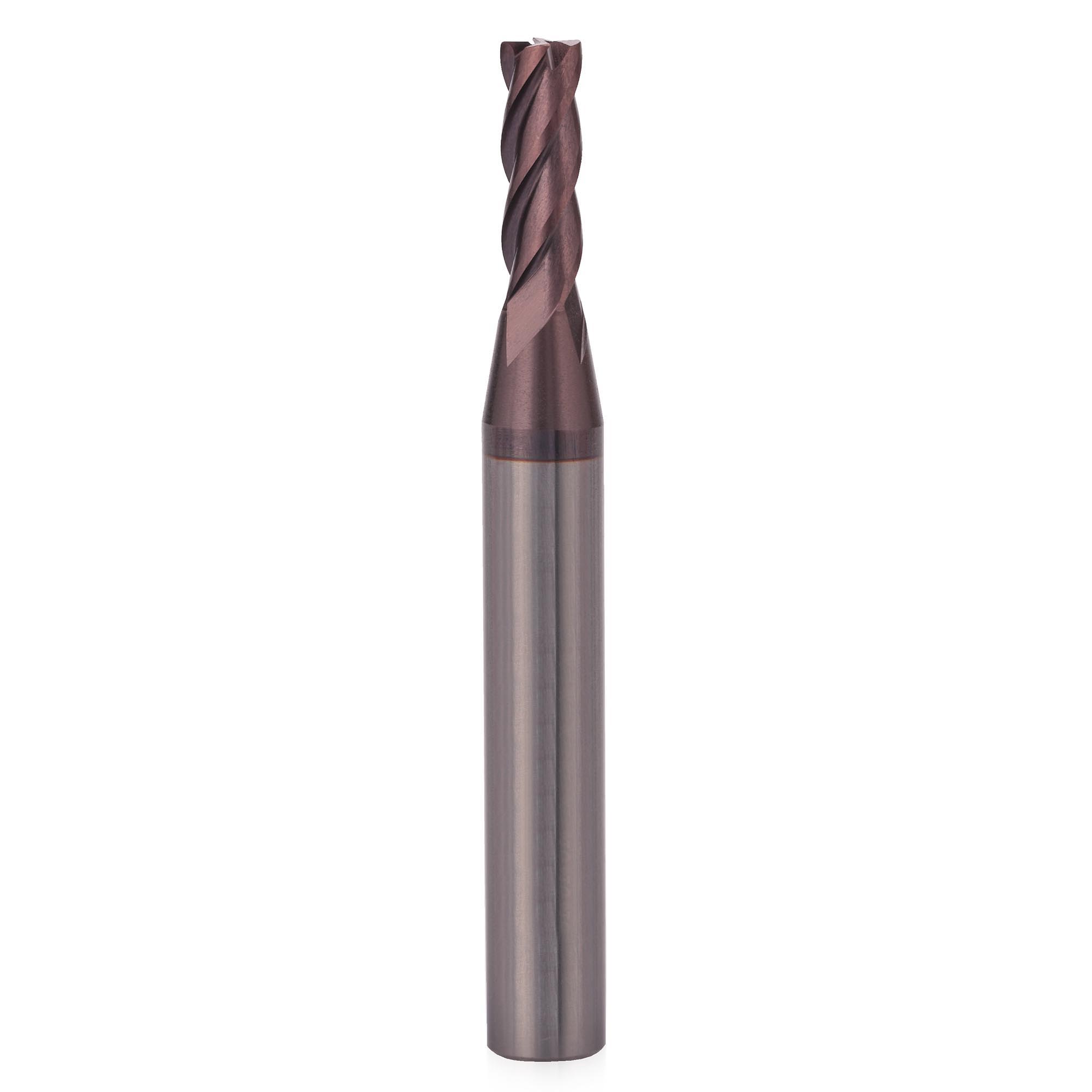 Фреза твердосплавная по металлу H-Tools 5,0x100/20мм d06 4z 55HRC P20 TiALN 19966-050