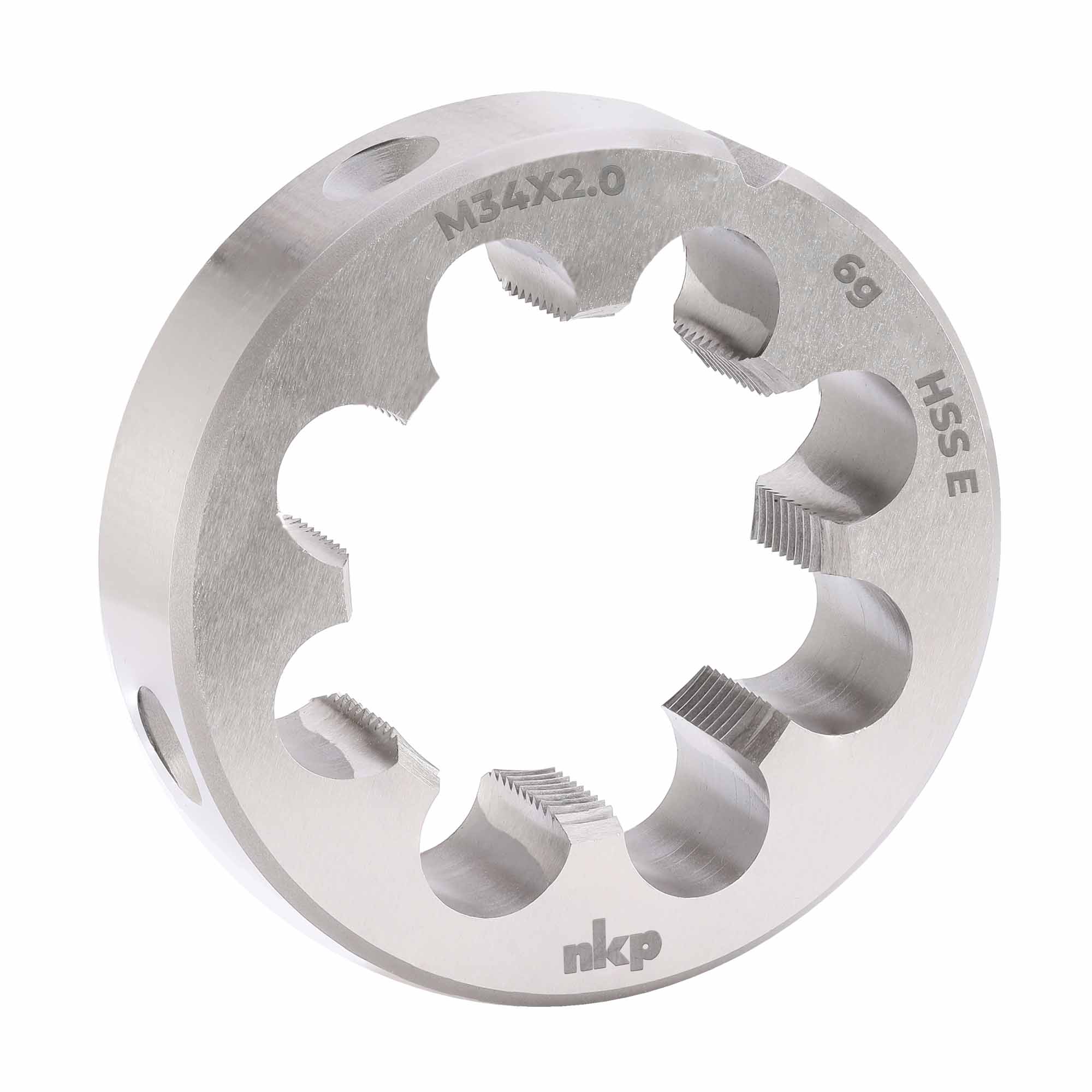 Плашка NKP М34х2,0 DINEN22568 HSSE 6g 65х18мм 290342N