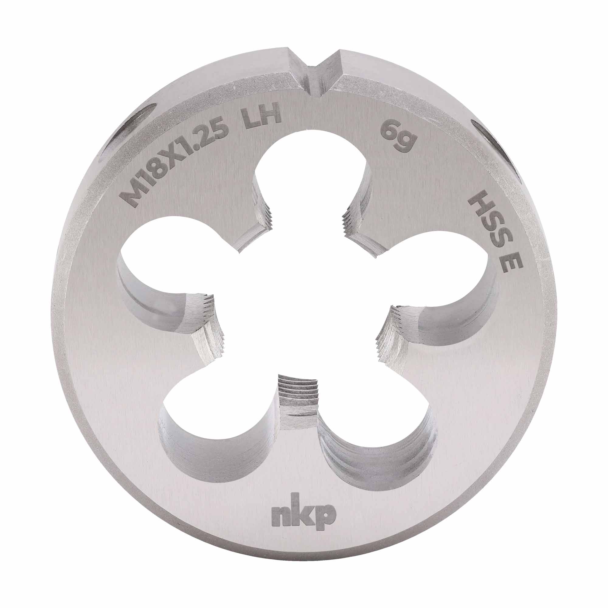 Плашка левая NKP М18х1,25 DINEN22568 HSSE 6g 45х14мм 294183N