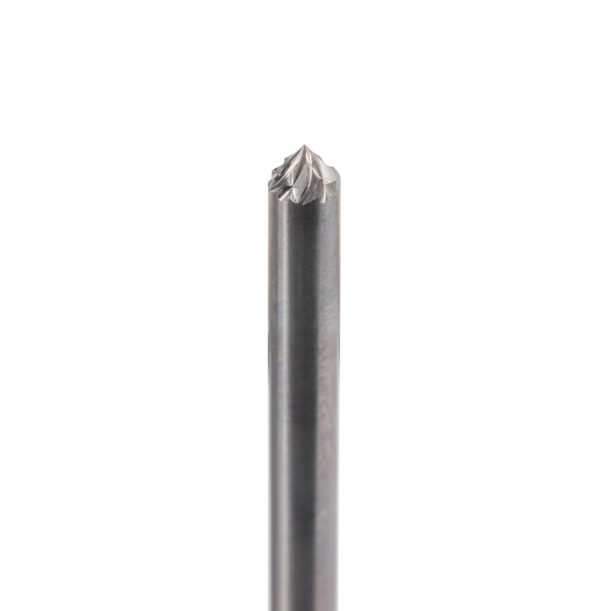 Бор-фреза твердосплавная H-Tools K(KSK) 90° 3,0x3x38x3мм HM 116227HT