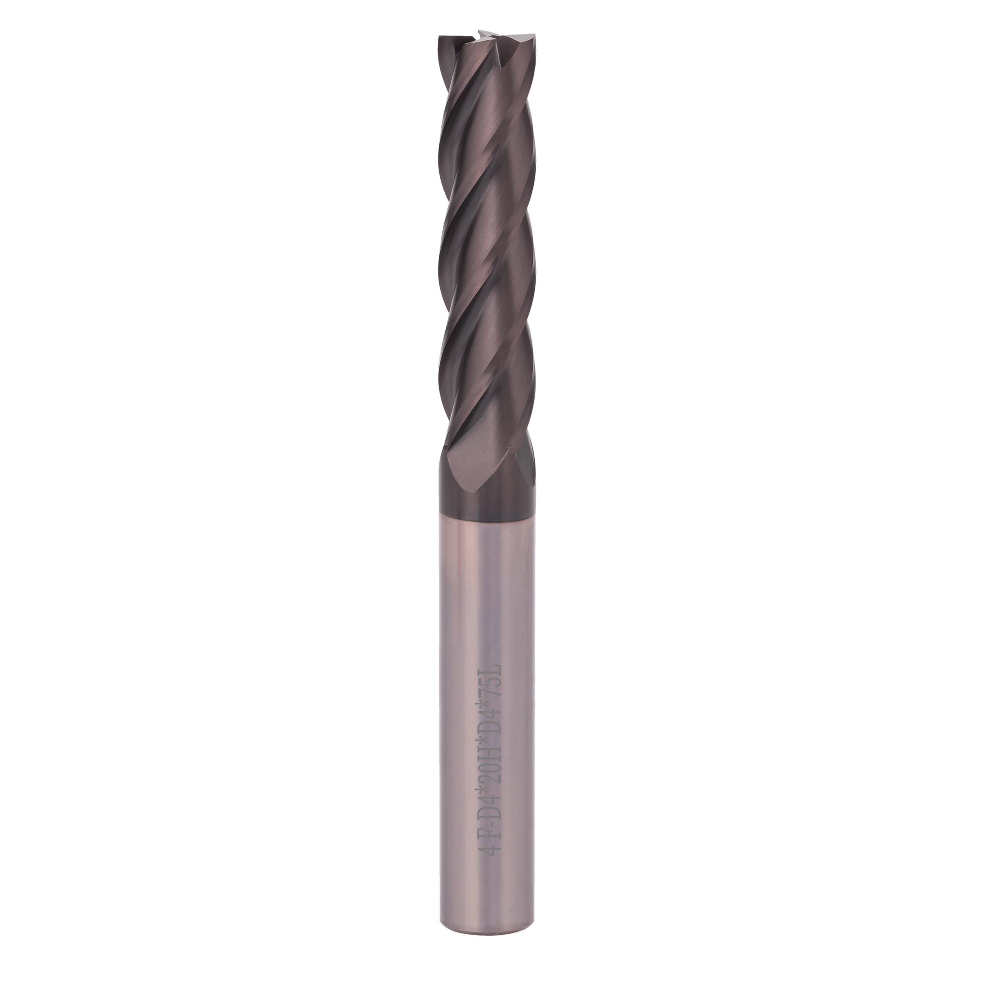 Фреза для нержавеющей стали H-Tools 4,0x75/20мм d04 4z S30 AICrN 6337-040-d04