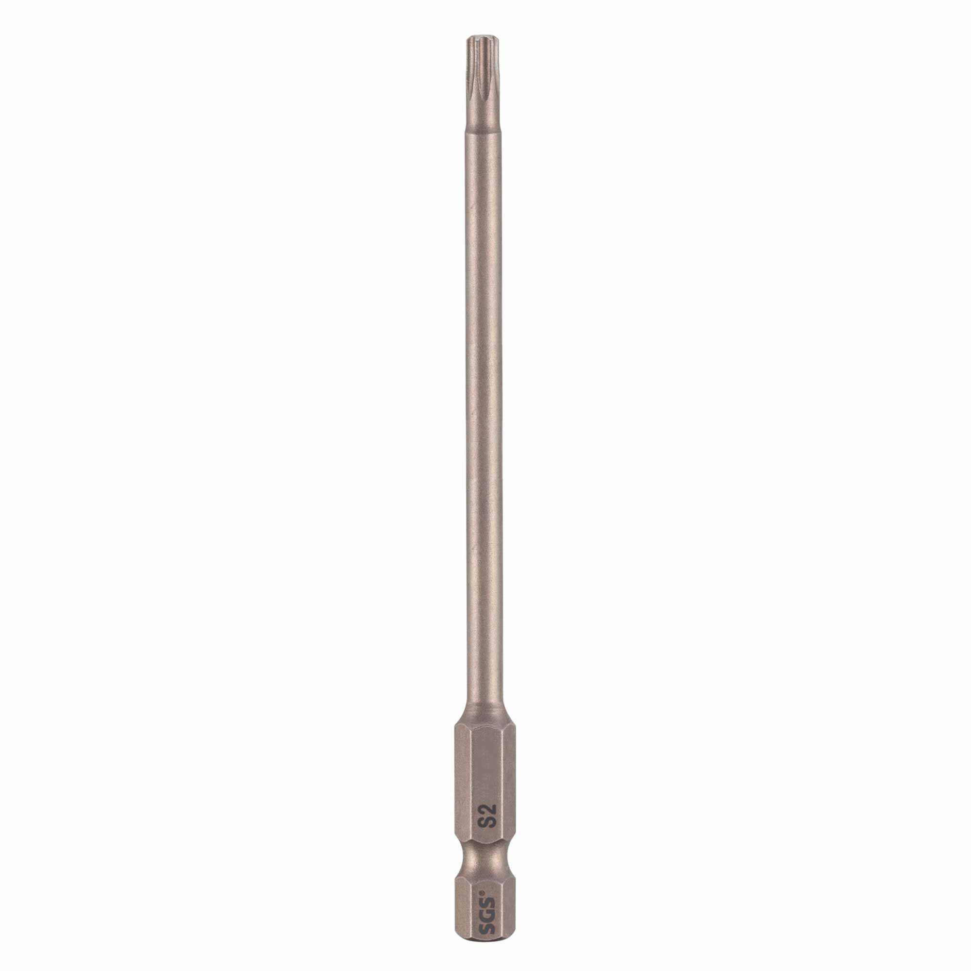 Бита SGS TORX TR с отверстием T25Hх110мм S2 1шт 63110-TT25