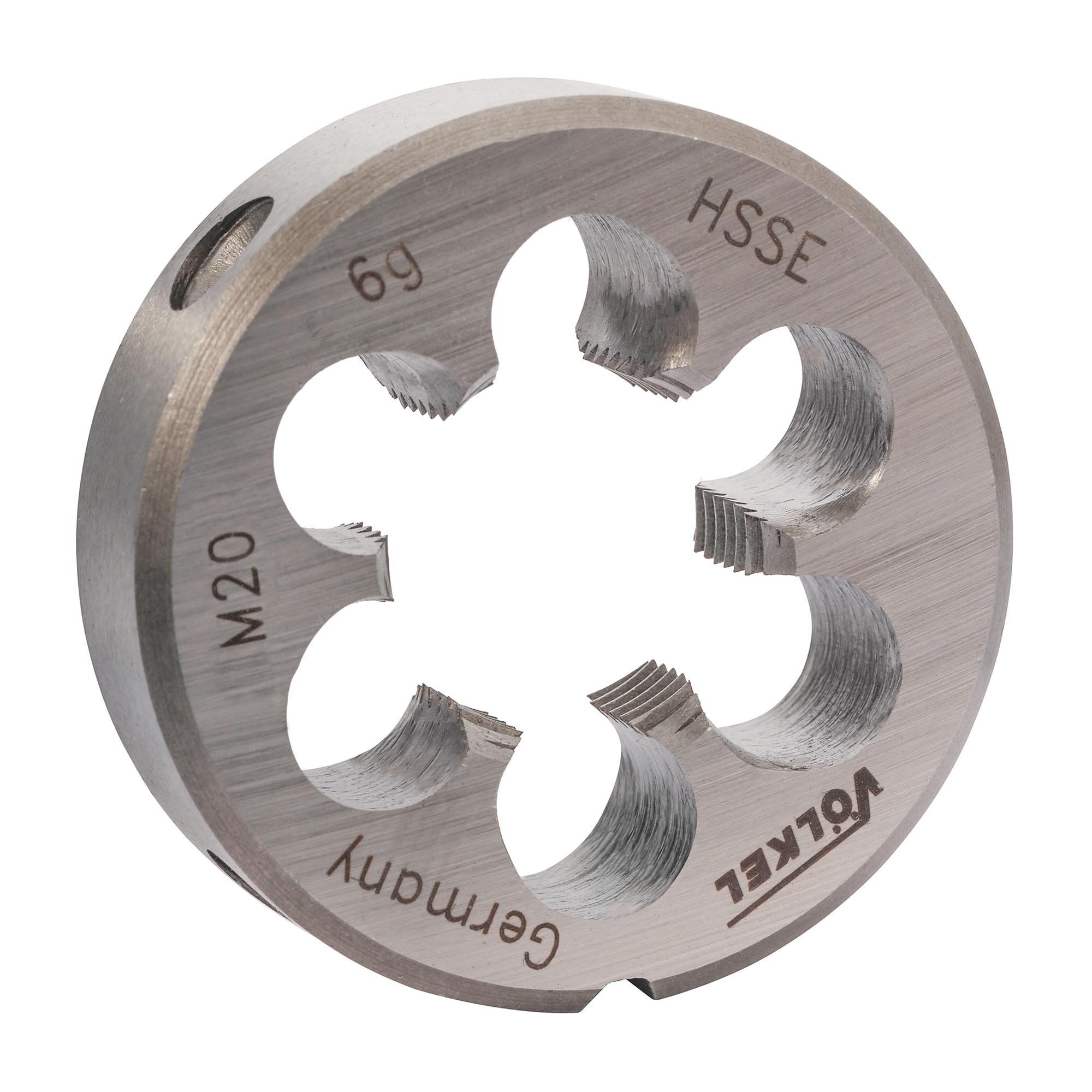 Плашка Volkel М20х2,5 HSSE DIN EN 22568 6g 45х18мм V57466