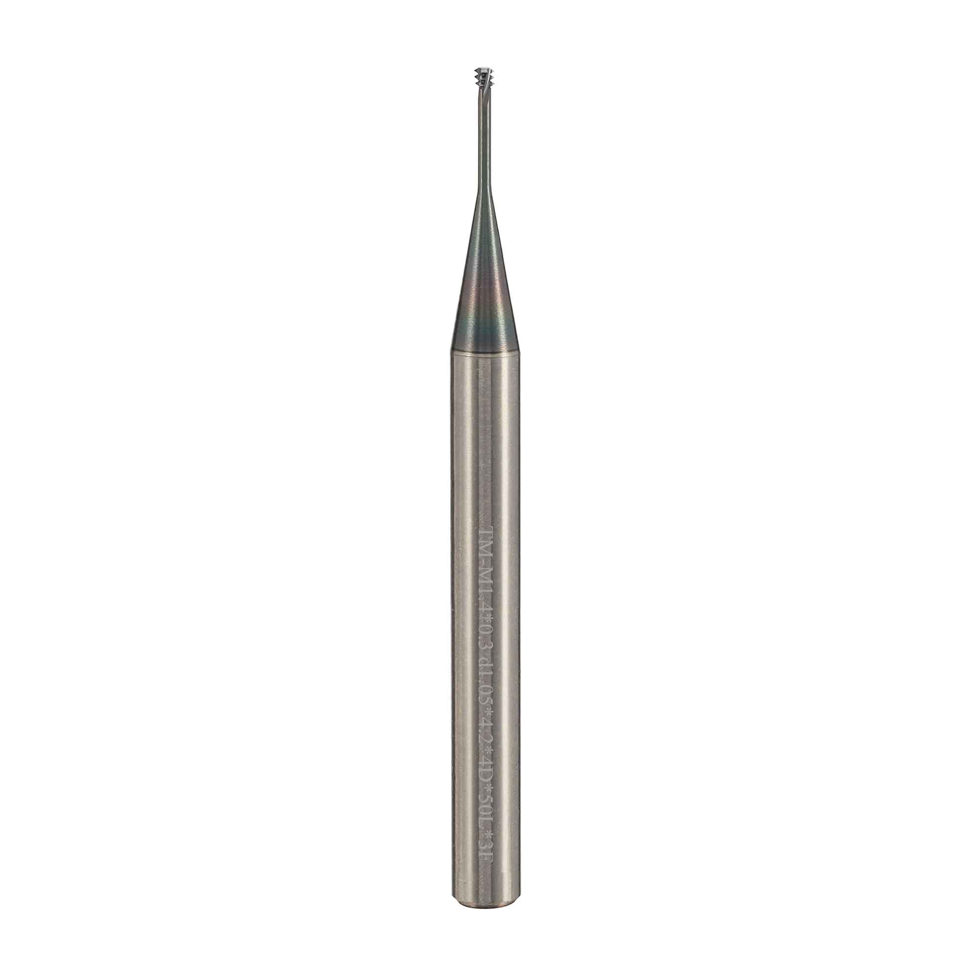 Резьбофреза 3 витковая М 1,4х0,3 52Hrc AlCrN 3xD  60° BSKT BSE035S003