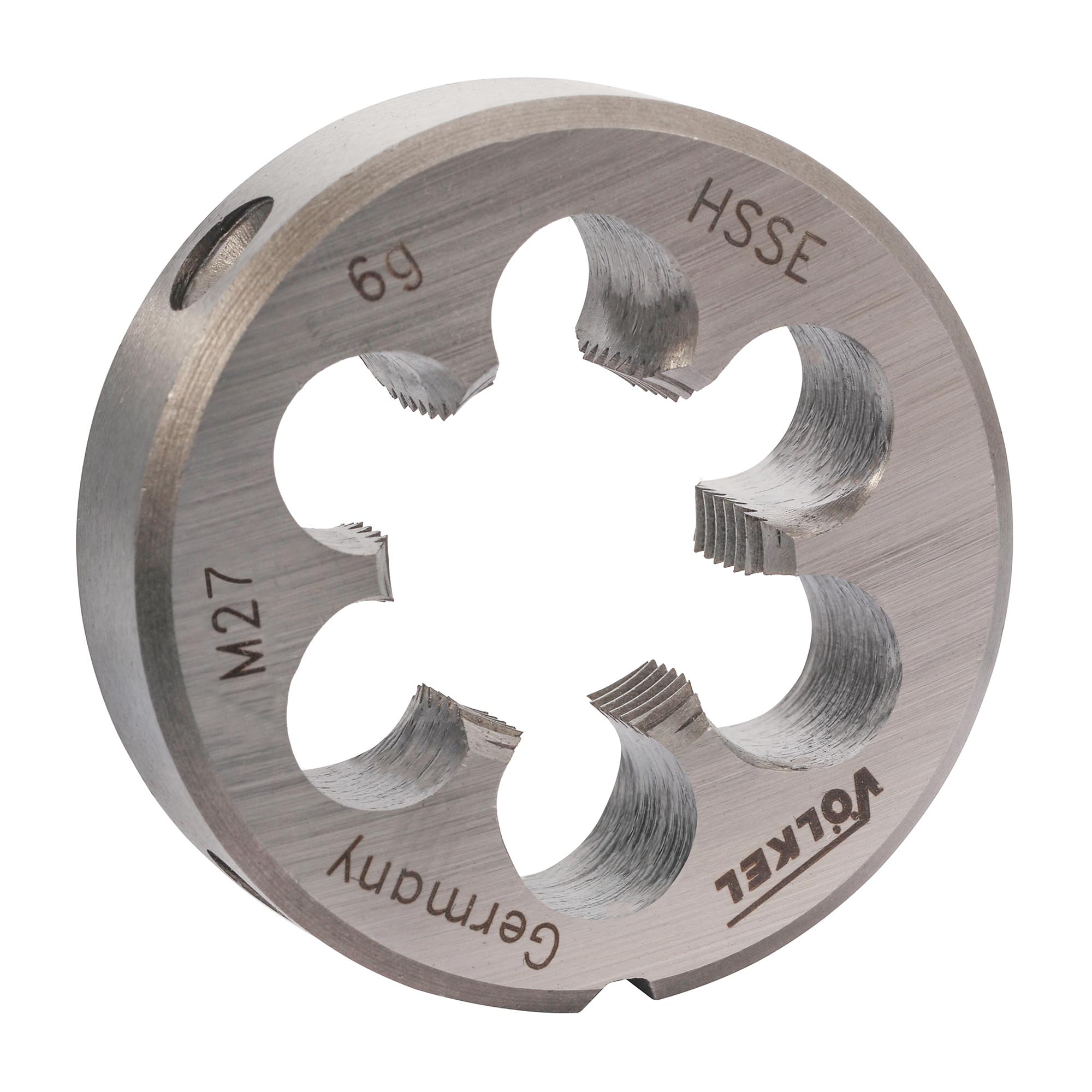 Плашка Volkel М27х3,0 HSSE DIN EN 22568 6g 65х25мм V57476
