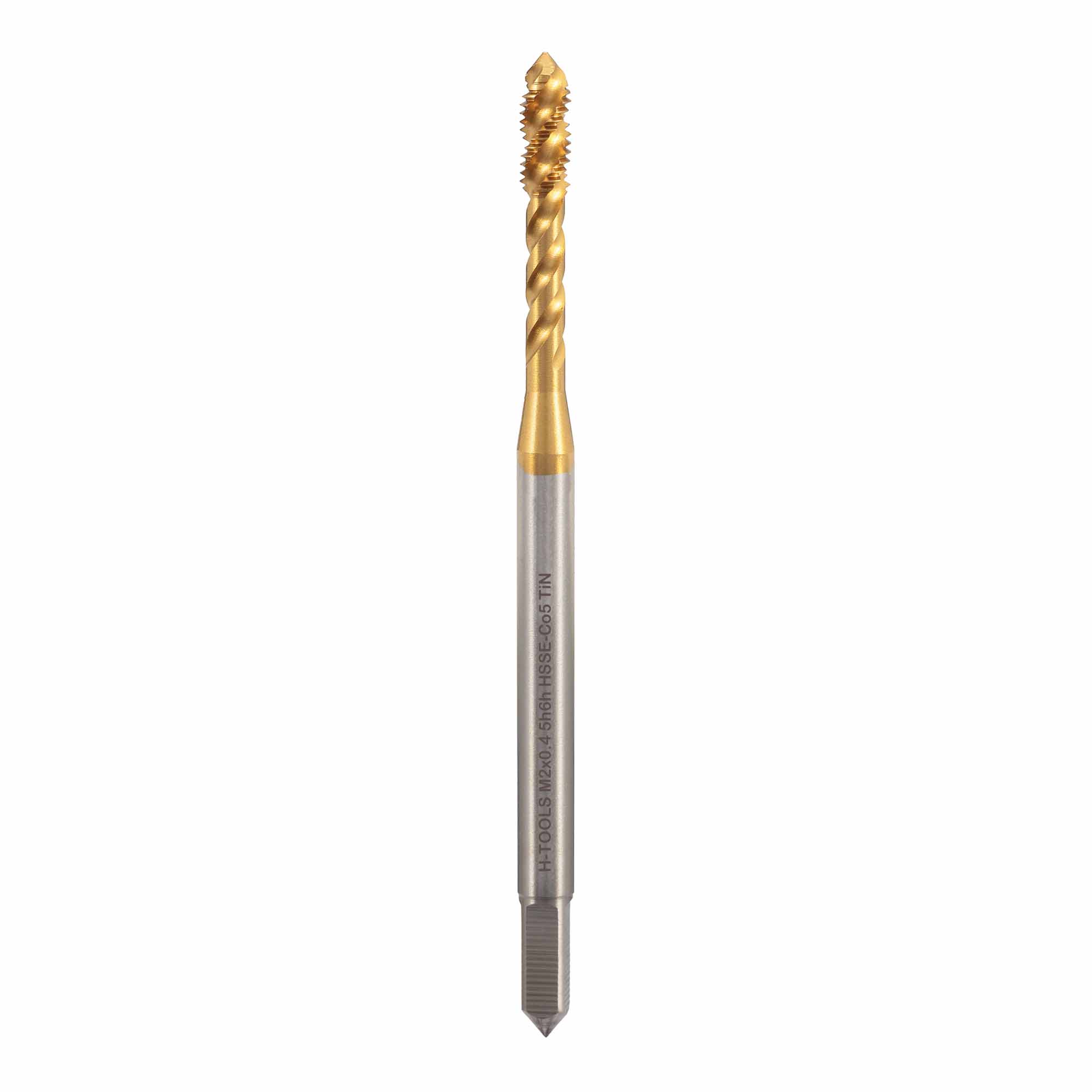 Метчик винтовой машинный H-Tools М2х0,4 DIN371 HSSE-TiN 5h6h C/2-3P R45 516X01-C2-0020