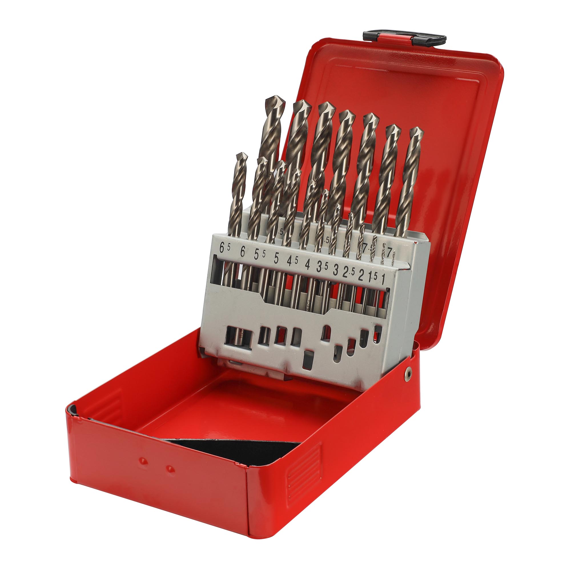 Набор сверл по металлу H-Tools Pro 1-10мм 19шт HSS-G 118° DIN338 214214PRO