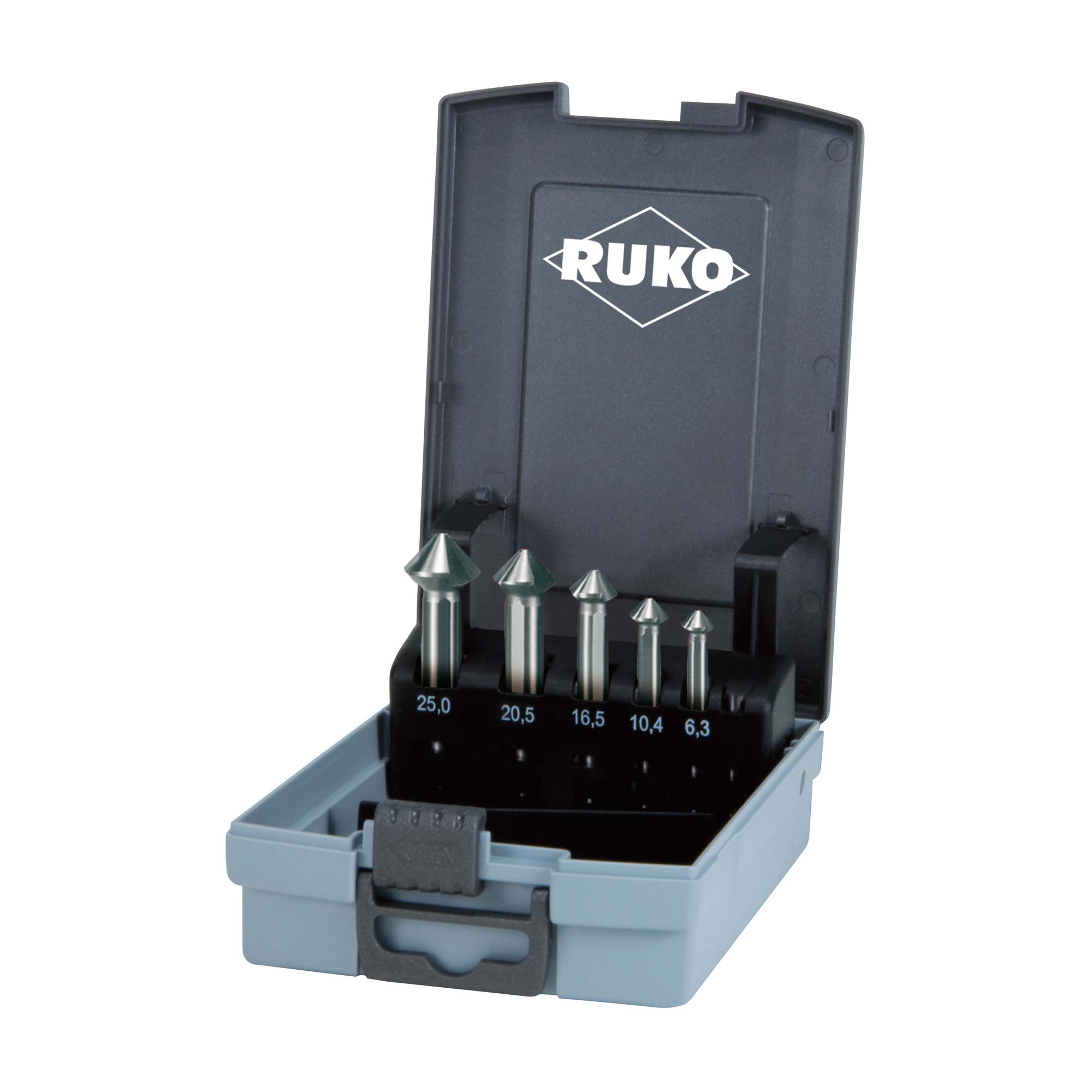 Набор зенковок Ruko UltimateCut 90° 6,3-25мм HSS-G 3z 5шт 102791RO