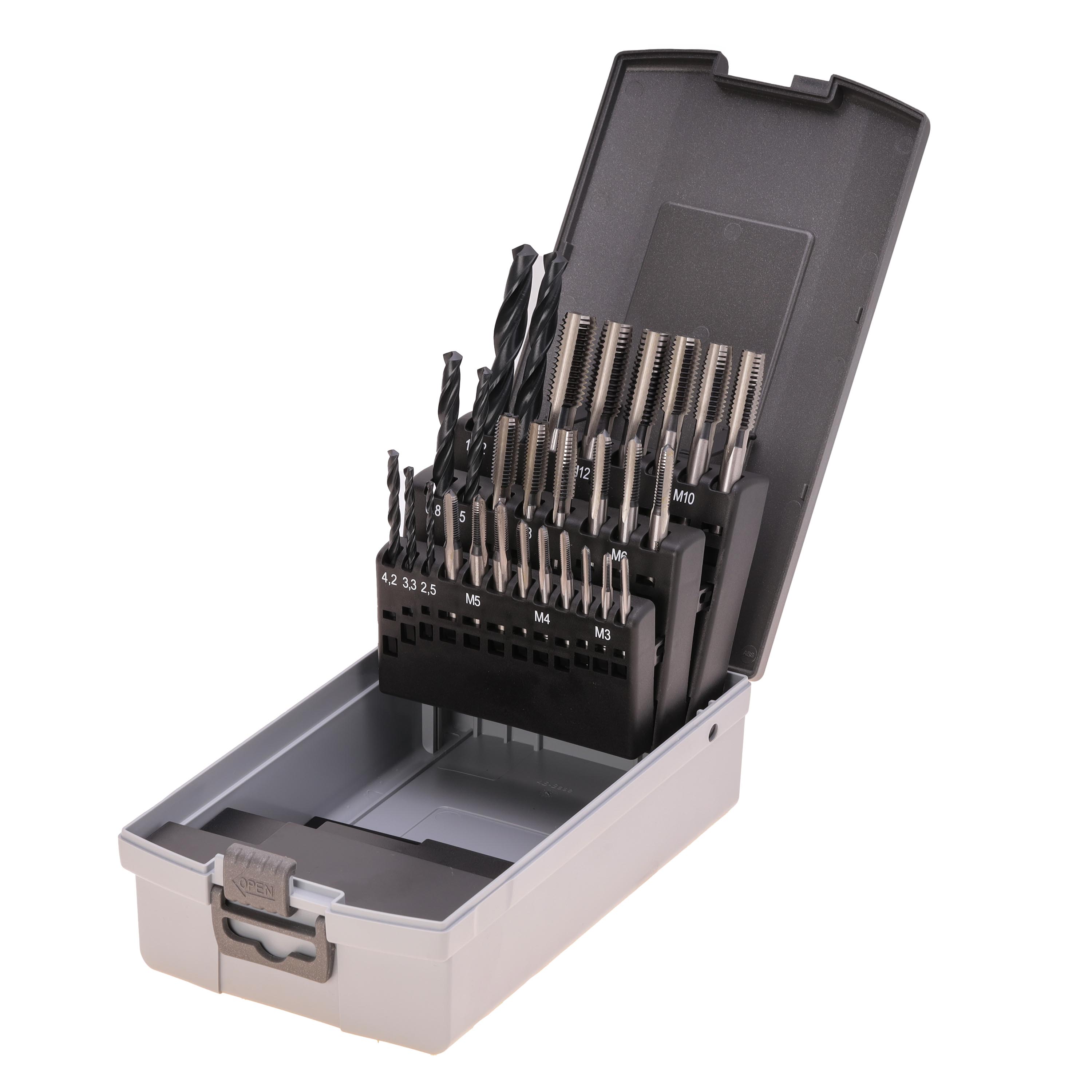 Набор комплектных метчиков Bucovice Tools M3-M12 115CrV3 DIN352 28пр 310140