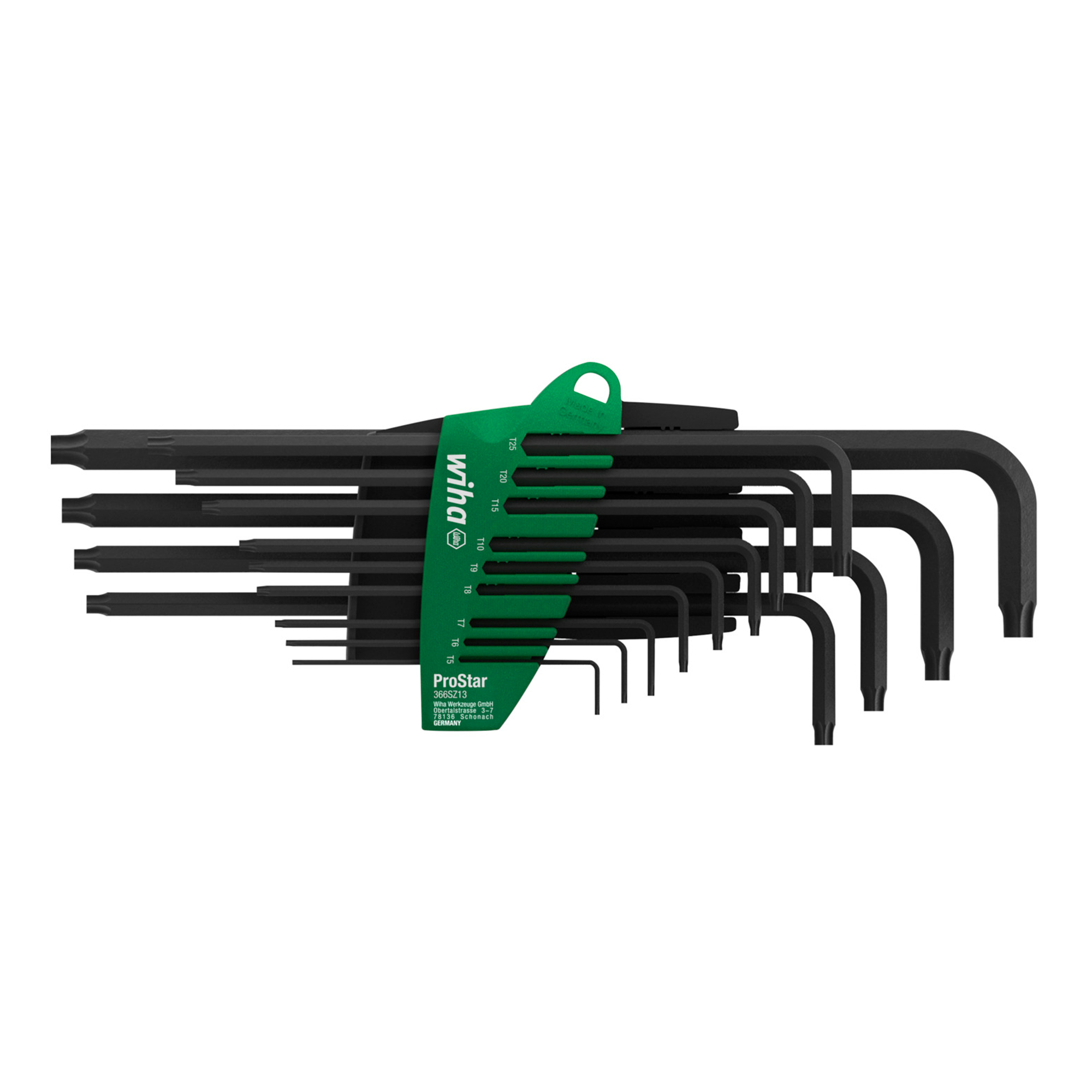 Набор ключей Г-образных TORX T5-T50 ProStar 13шт Wiha 366 24312