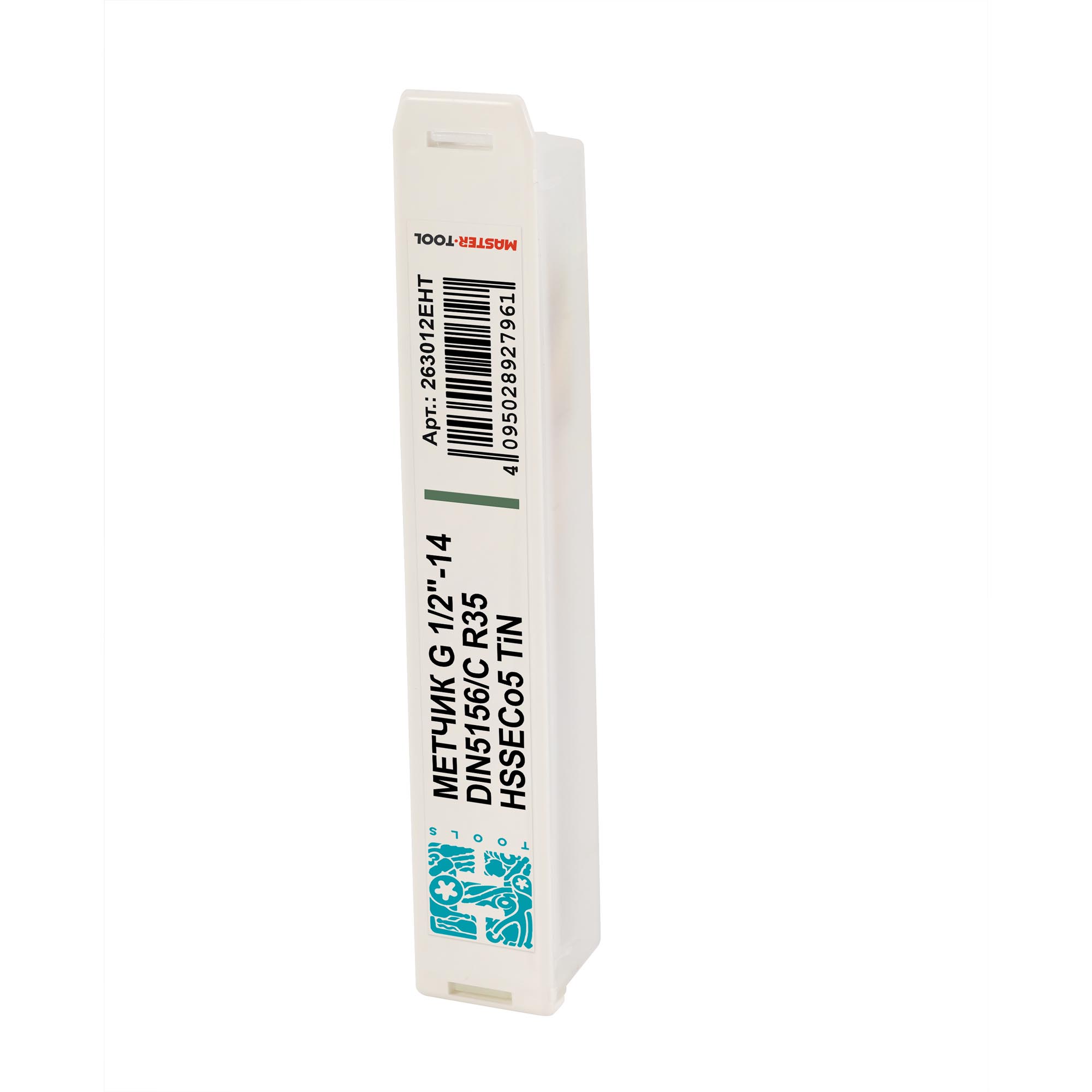 Метчик винтовой машинный H-Tools G1/2"-14 DIN5156 HSSE TiN 263012EHT