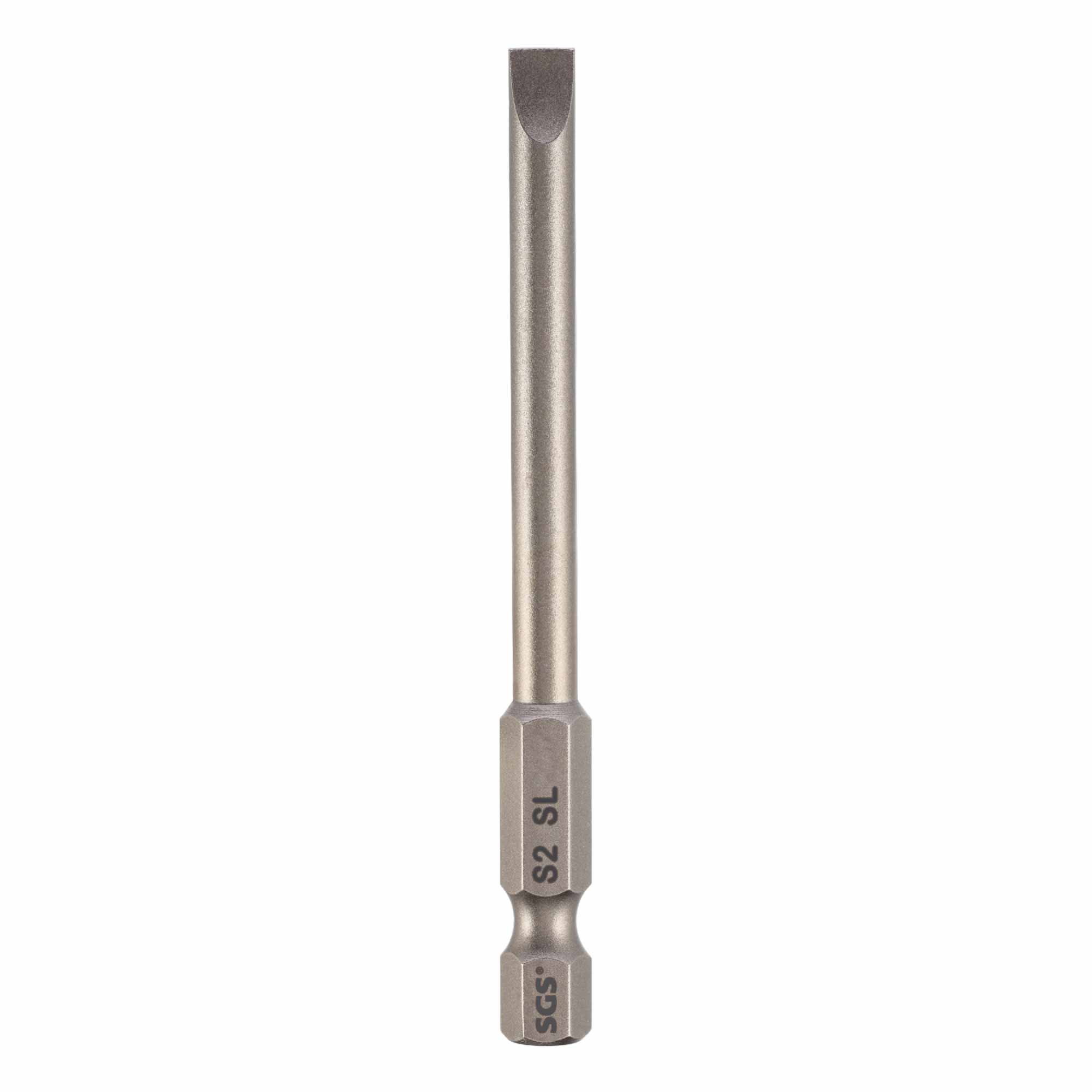 Бита шлицевая SGS SL5,0x0,8х50мм S2 1шт 6350-SL5.0