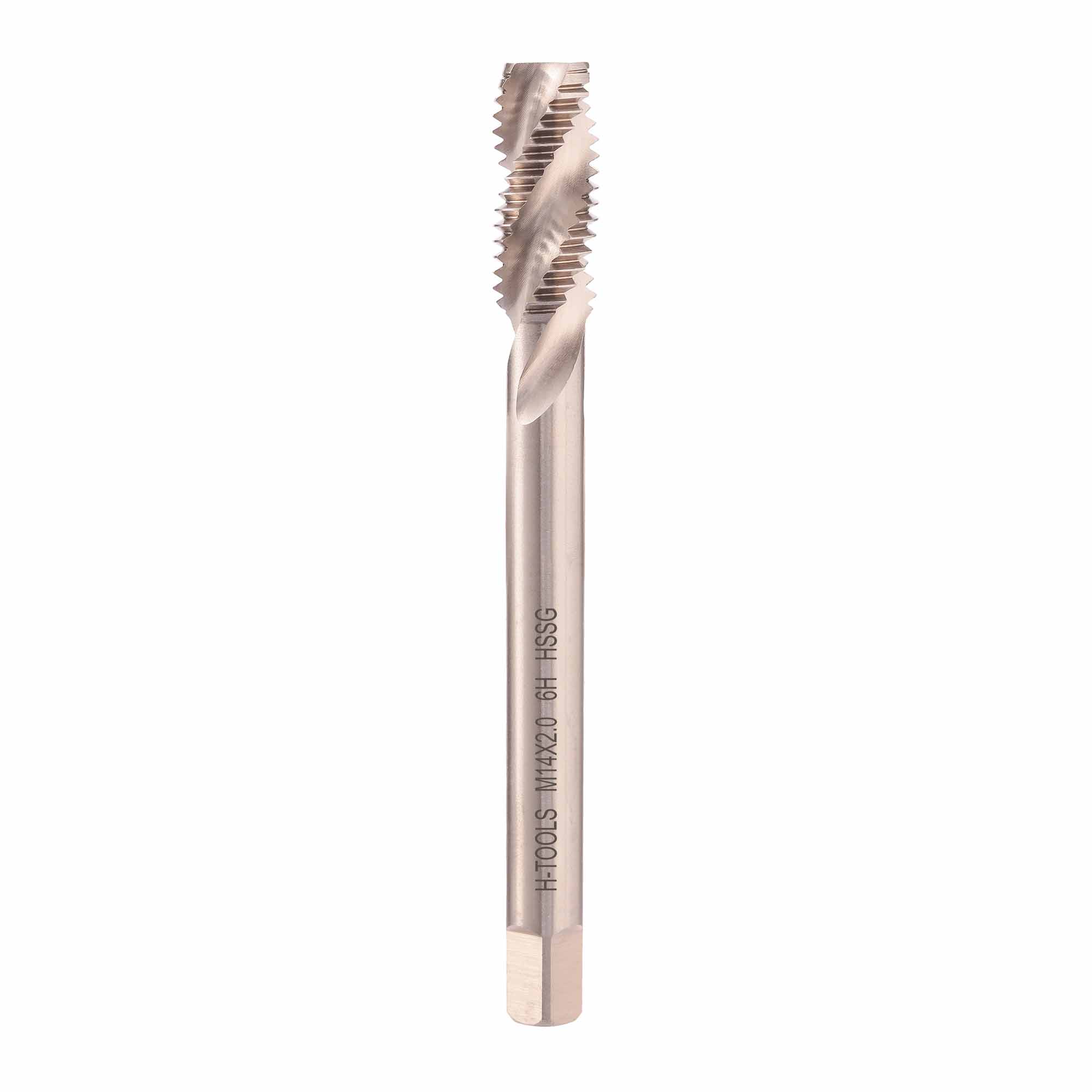 Метчик М14х2,0 (Машинный, винт.) DIN376 HSS-G 6h C/2-3P R35 110мм a=9,0 H-Tools 501100-D2-0140