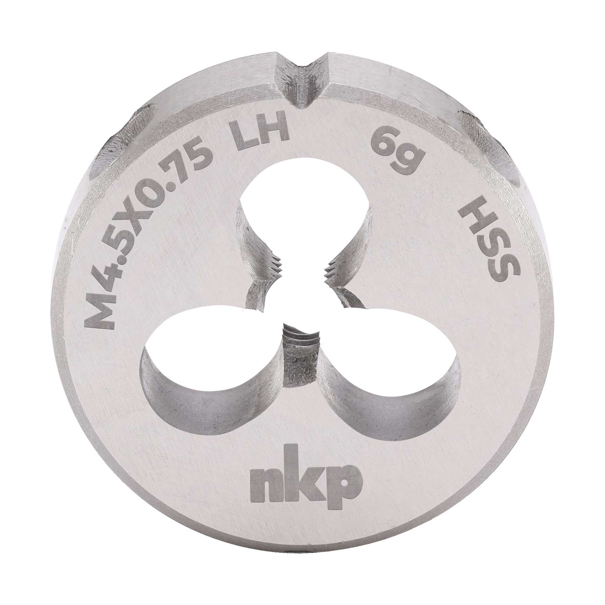 Плашка левая NKP М4,5х0,75 DINEN22568 HSS 6g 20х7мм 250045N