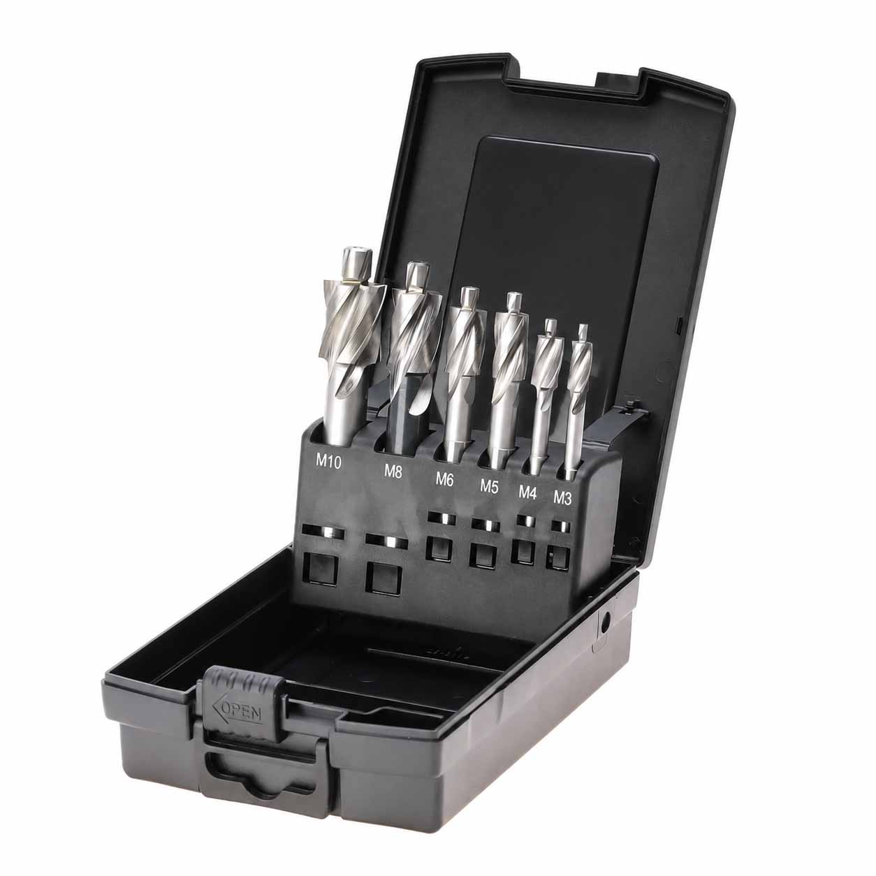 Набор цековок MASTER-TOOL М3-M10 DIN373 HSS-G 6шт 102450PRO