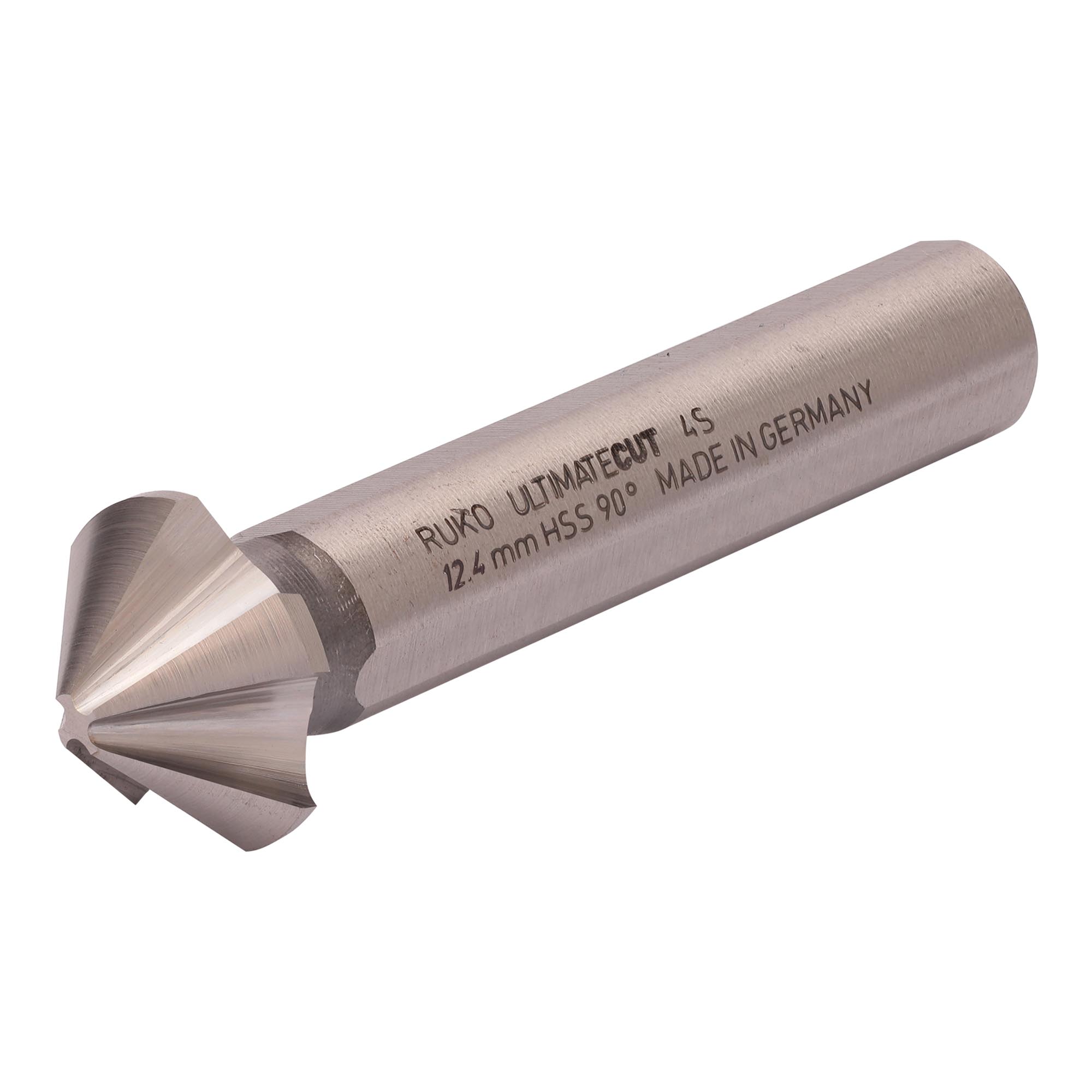 Зенковка по металлу Ruko UltimateCut 4S 90° 12,4мм HSS-G 4z DIN335C L56мм d8мм 102876