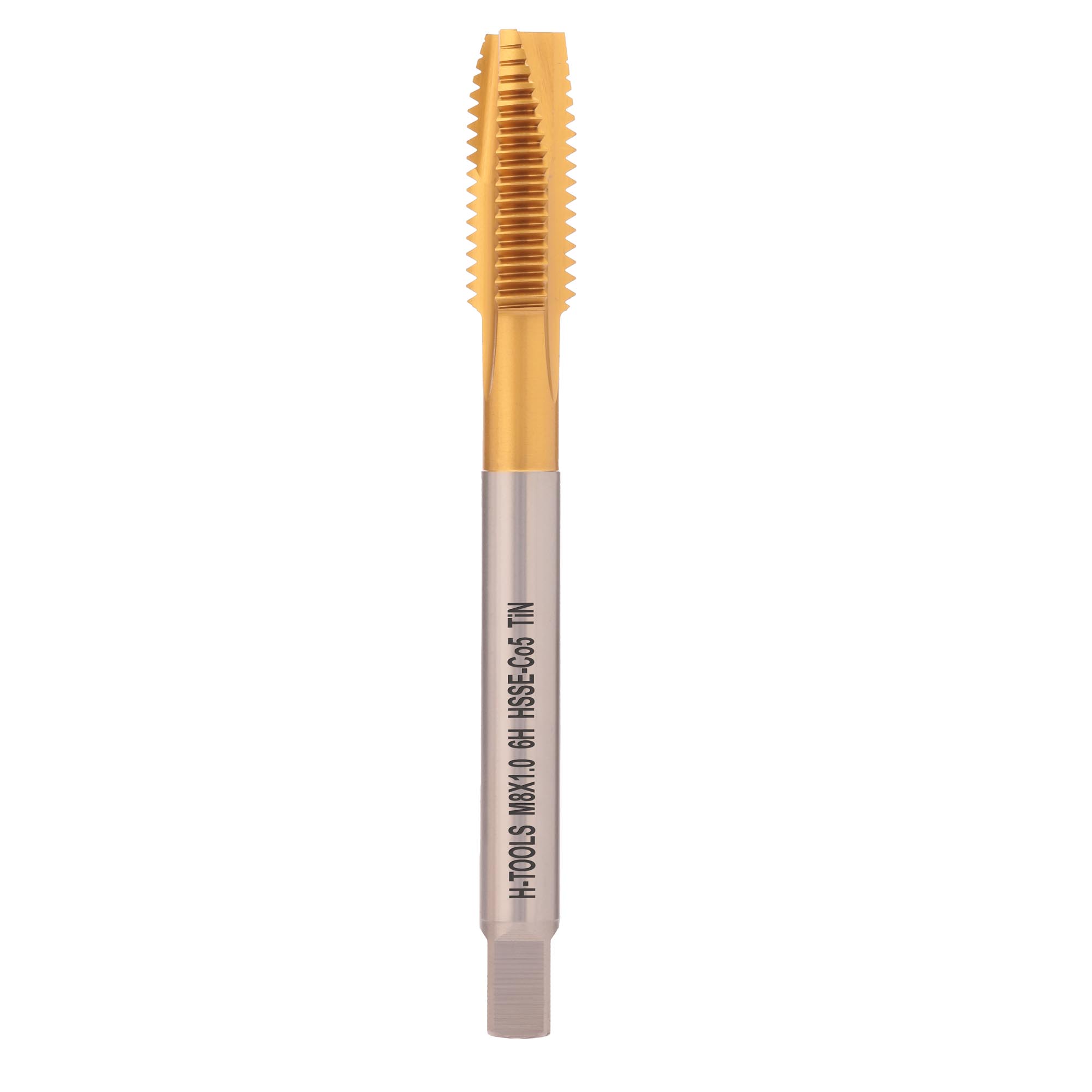 Метчик машинный H-Tools М8х1,0 DIN374 HSSE-TiN 6h B/4-5P 113X01-D2-0081
