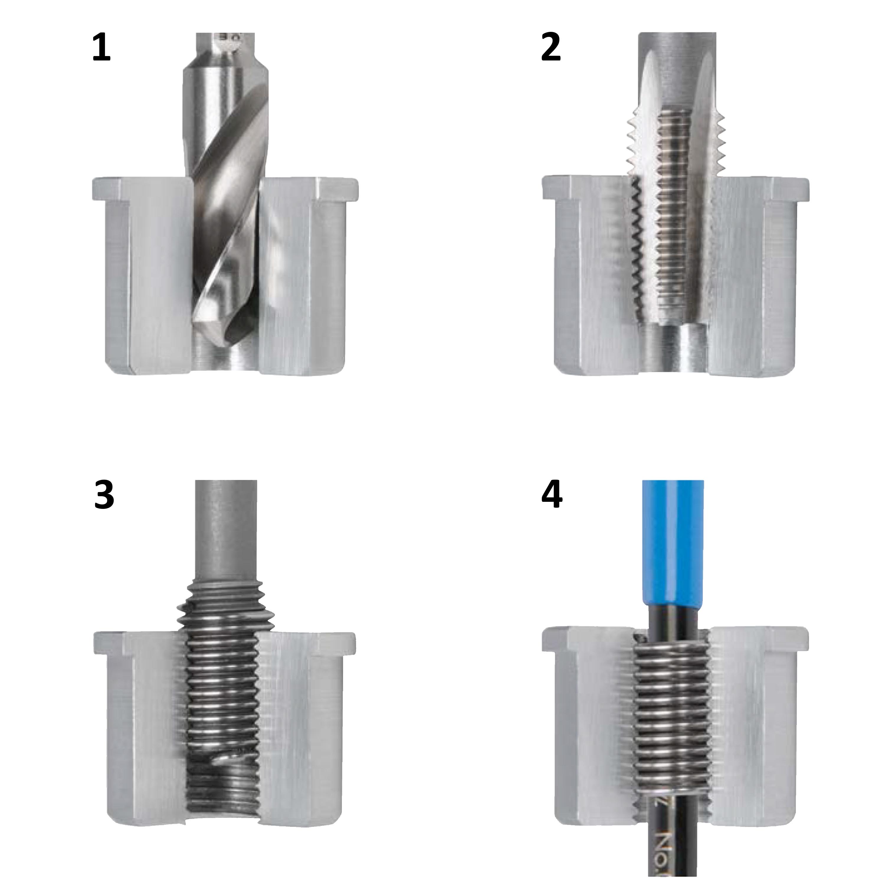 Вставка резьбовая для ремонта резьбы H-Tools М14х1,5 DIN8140S 1,5xD 107326HT