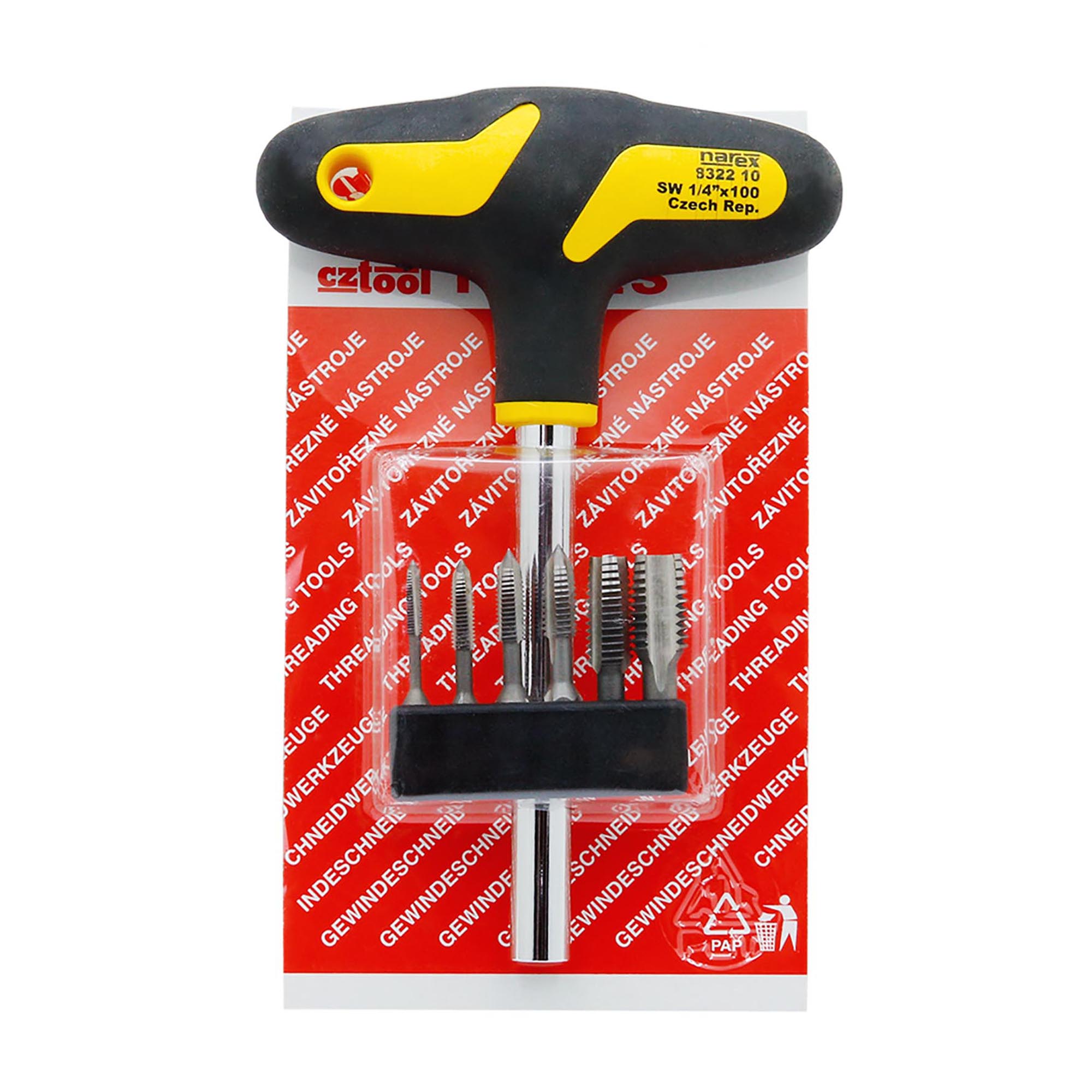 Набор метчиков для шуруповерта Bucovice Tools M4-M12 HSS 7пр 948300