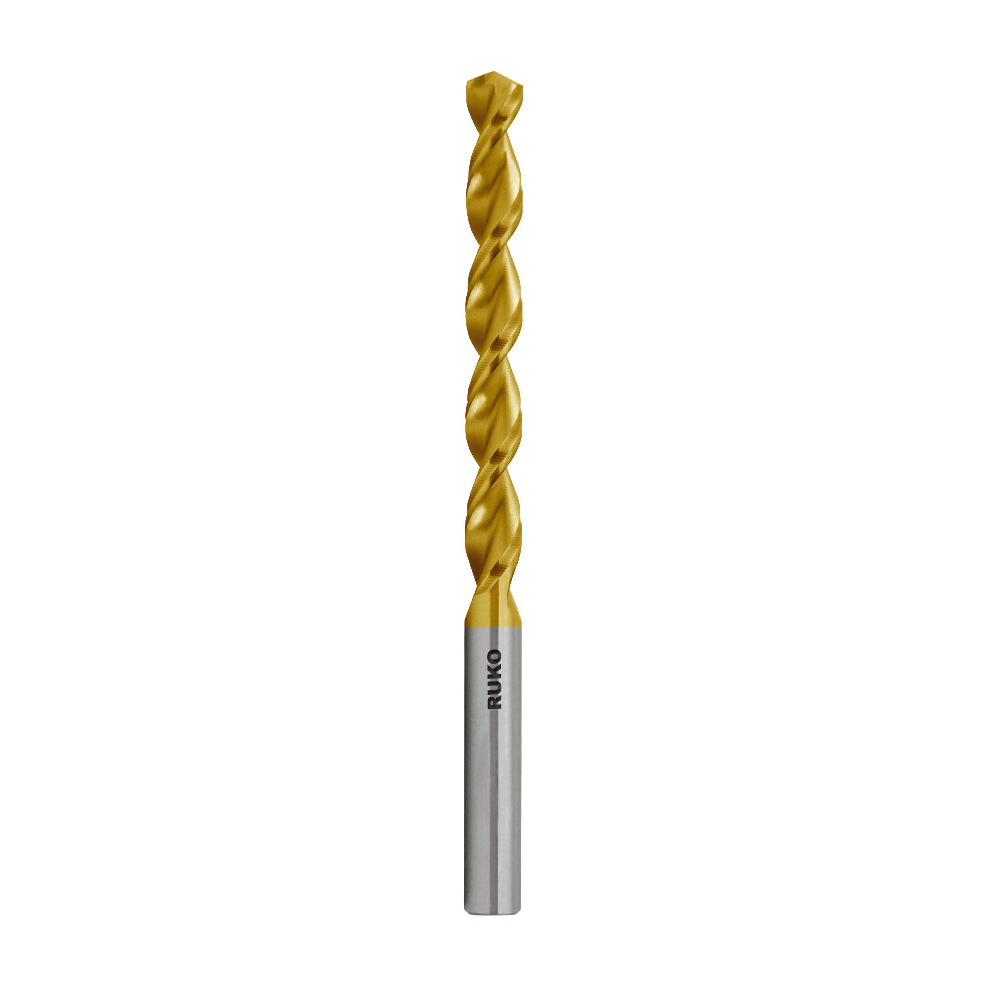 Сверло по металлу TL3000 Ruko 12,3x151/101мм DIN338 HSS-G TiN h8 5xD 130° 258123T