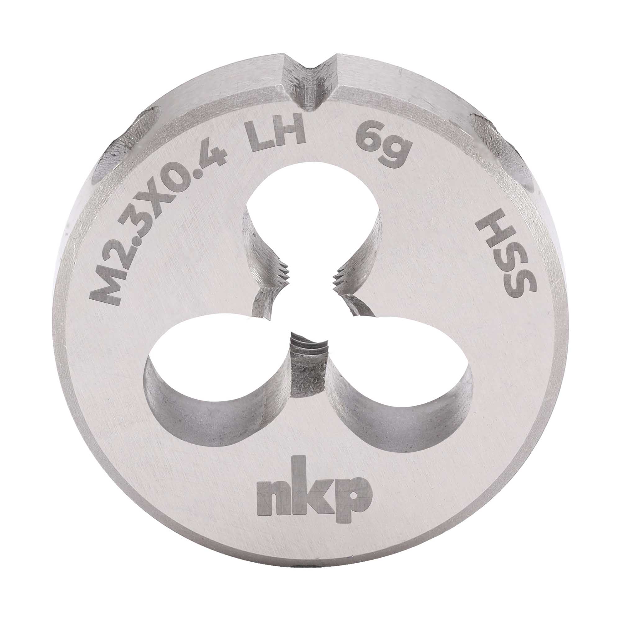 Плашка левая NKP М2,3х0,4 DINEN22568 HSS 6g 16х5мм 250023N