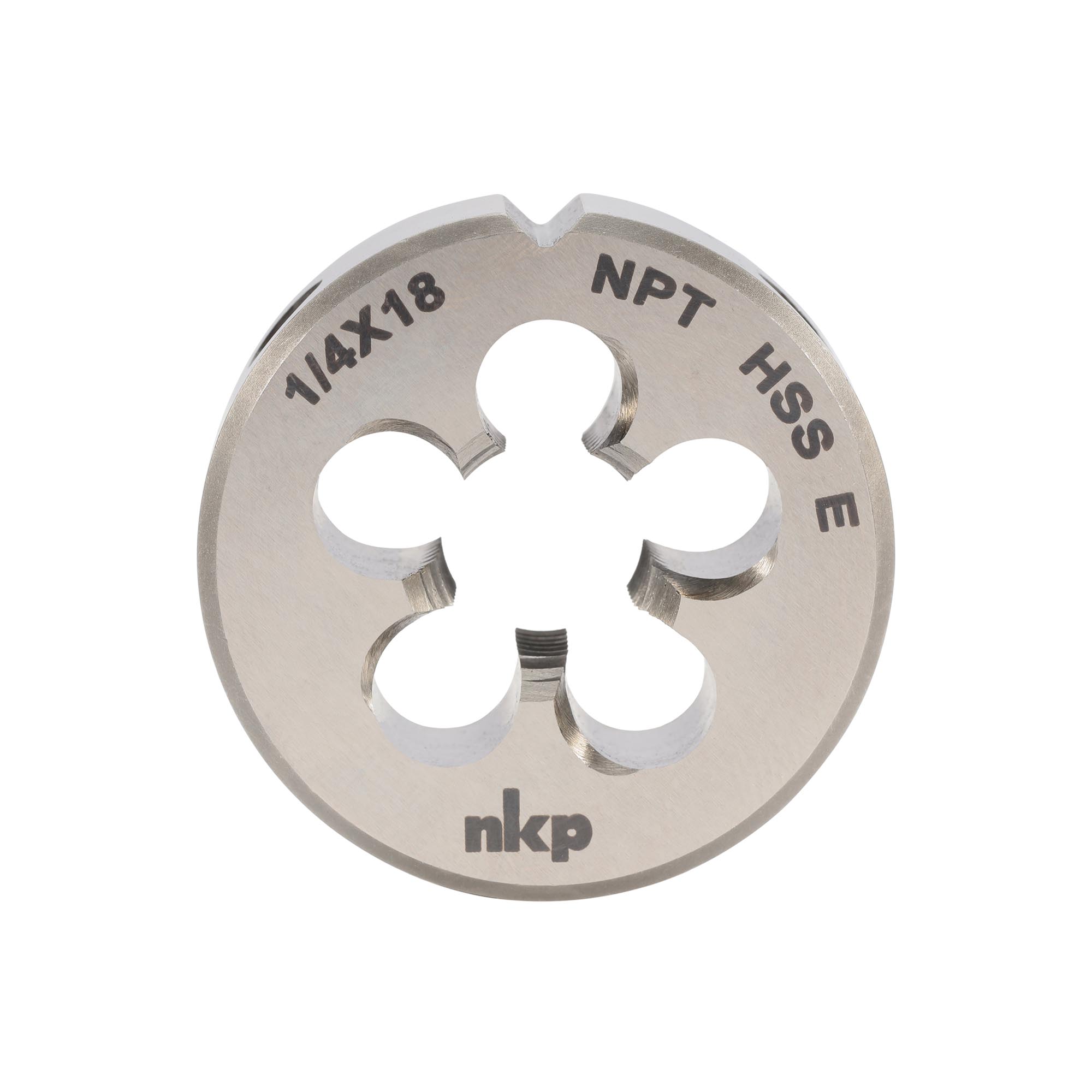 Плашка коническая NKP NPT 1/4"-18 HSSE DIN EN 24230 38x14мм 121001-N1-4627