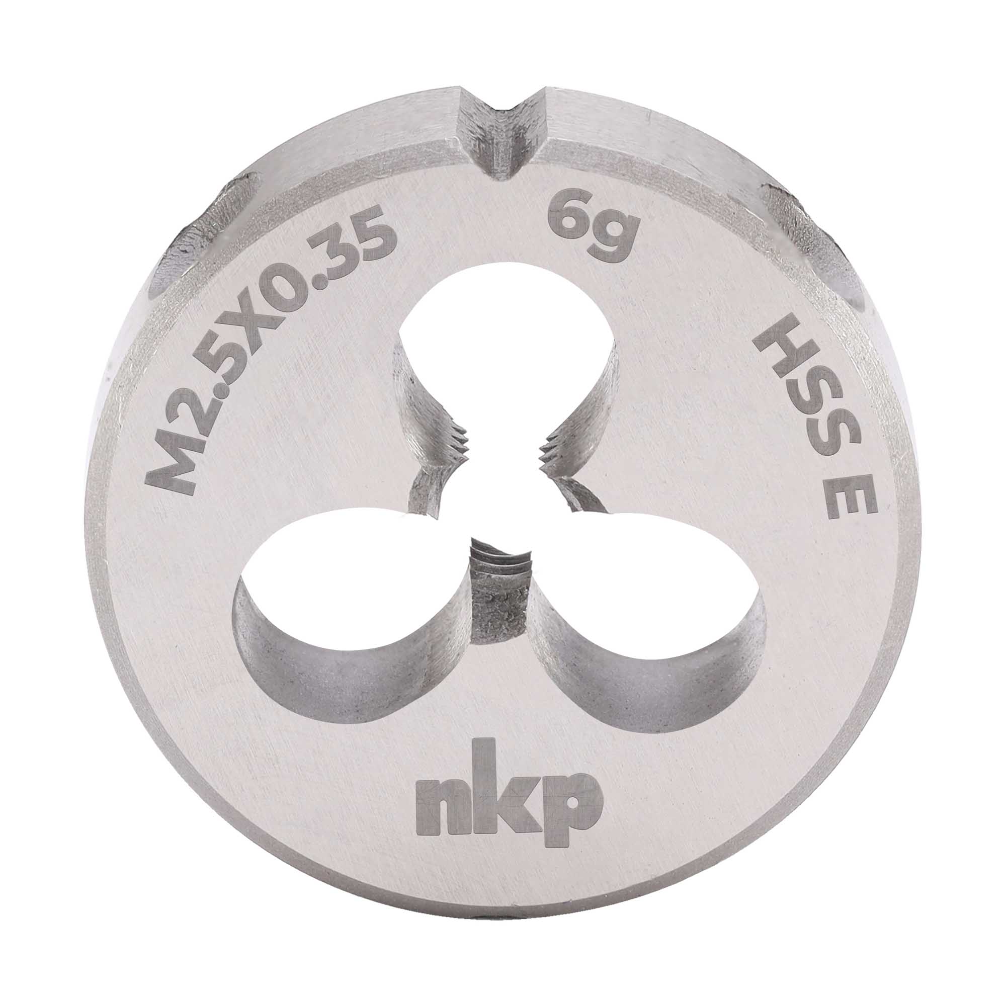 Плашка NKP М2,5х0,35 DINEN22568 HSSE 6g 16х5мм 290024N