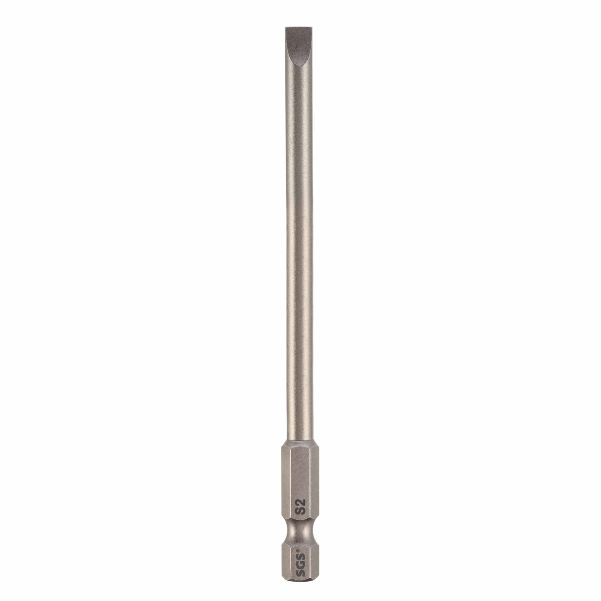 Бита шлицевая SGS SL2,5x0,4х110мм S2 1шт 63110-SL2.5