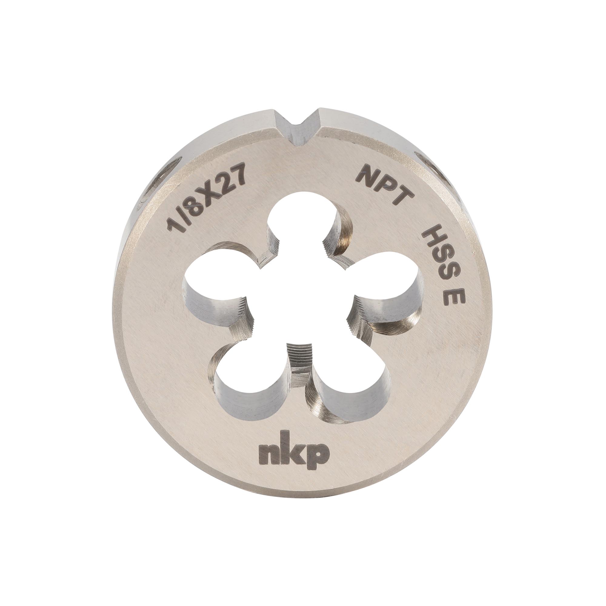 Плашка коническая NKP NPT 1/8"-27 HSSE DIN EN 24230 30x11мм 121001-N1-4623