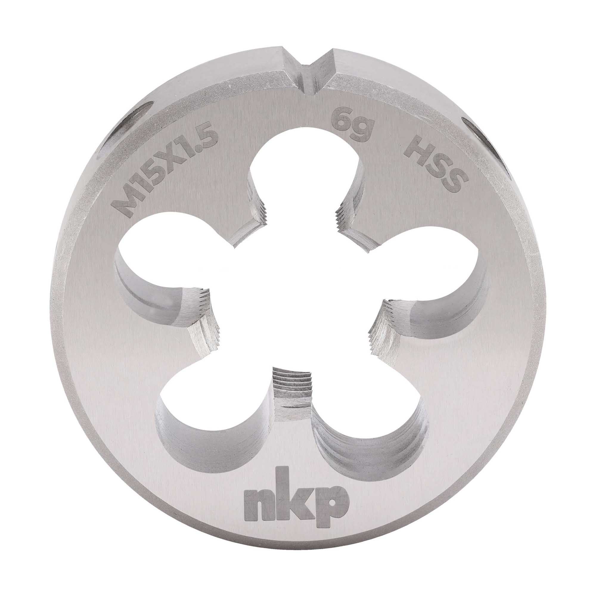 Плашка NKP М15х1,5 DINEN22568 HSS 6g 38х10мм 240152N