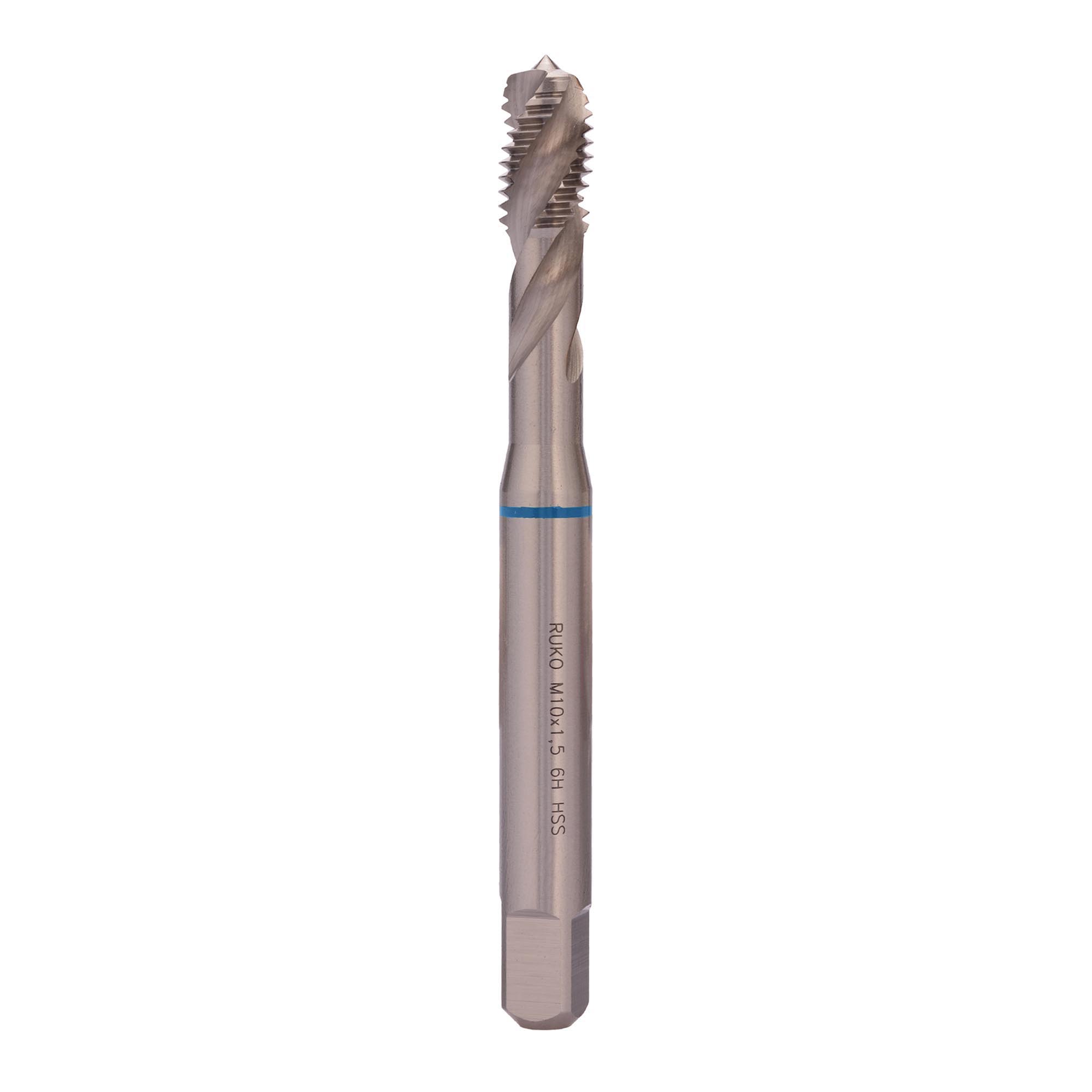 Метчик винтовой машинный Ruko HSS-G DIN371 6h метрическая резьба М10х1,5 234100