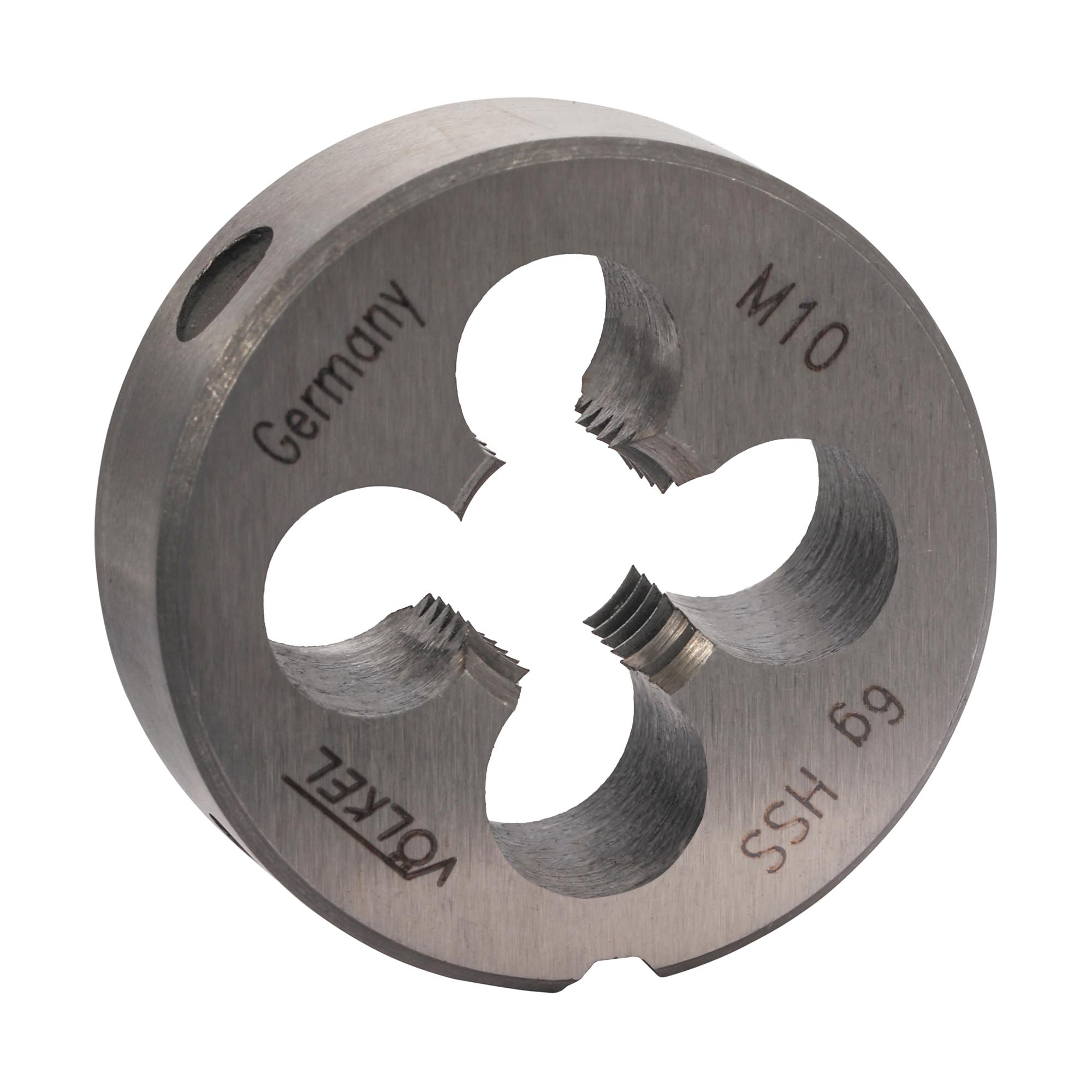 Плашка Volkel М10х1,5 HSS DIN EN 22568 6g 30х11мм V27446