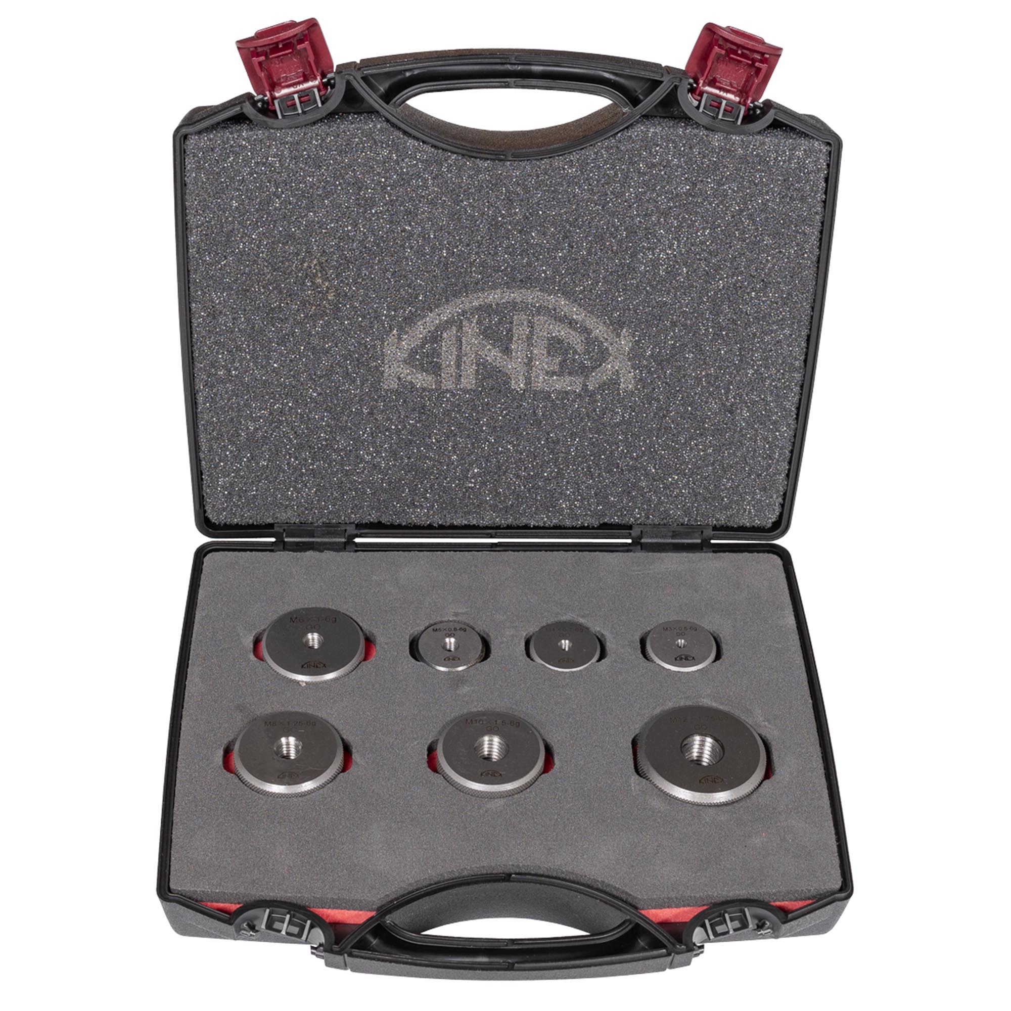 Набор калибров резьбовых М3-М12 DIN13 6g Go(ПР) 8пр Kinex 94000-6g-12D